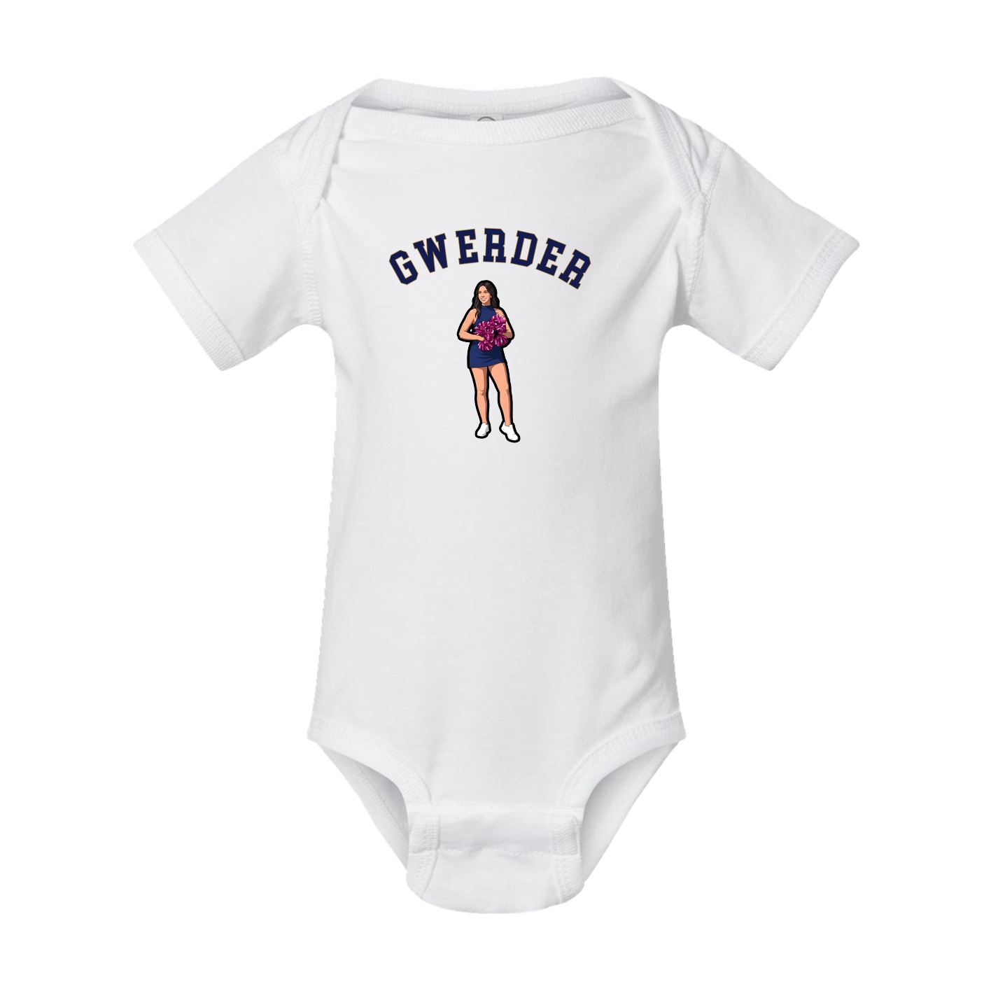 Baby Onesie — Shirsey Arch in White