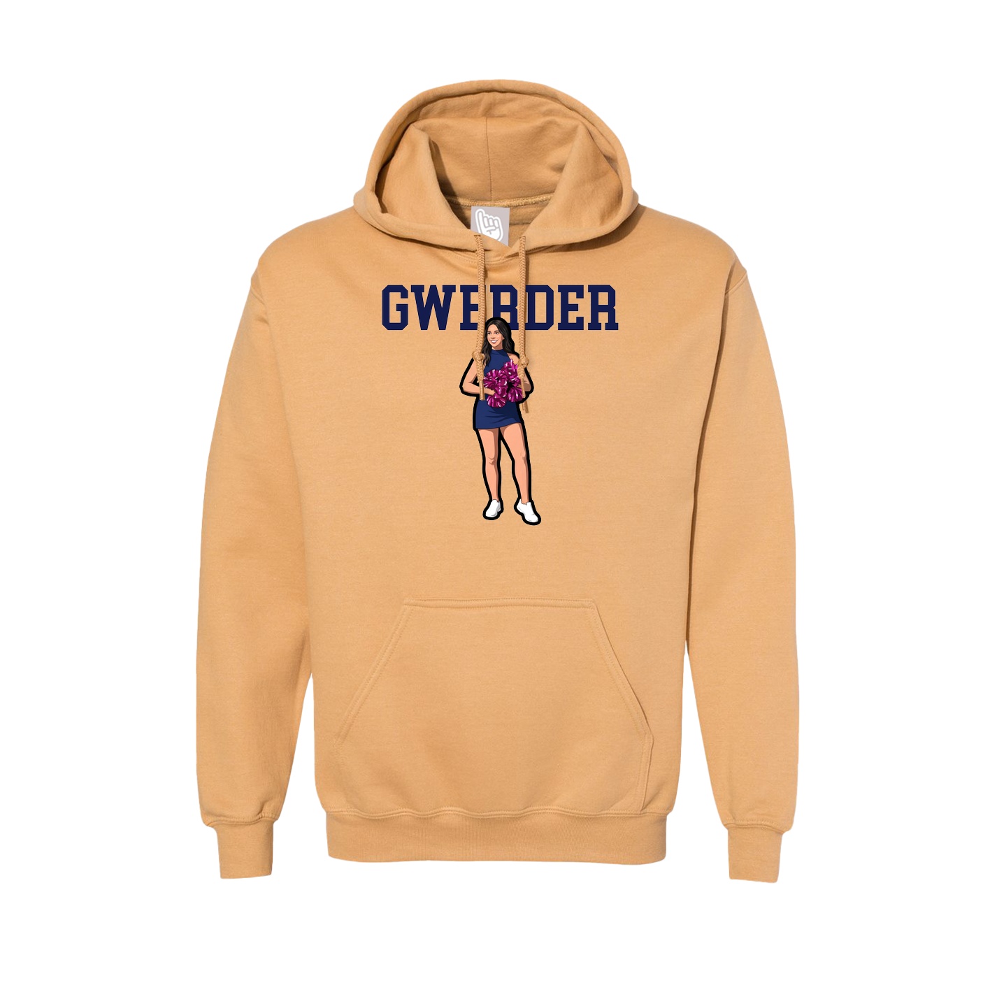 Hoodie — Shirsey in Vegas Gold