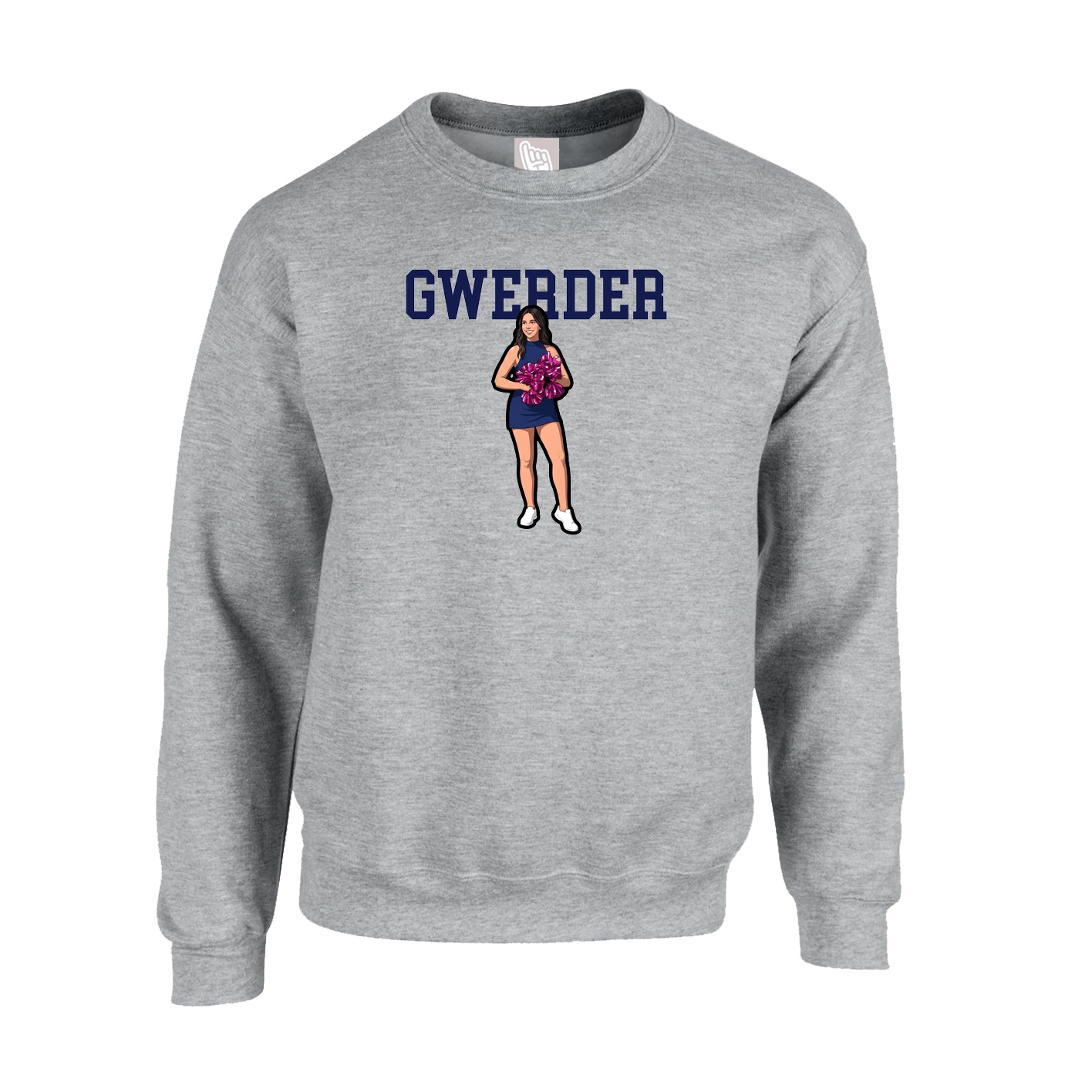 Fleece Crew — Shirsey in Grey