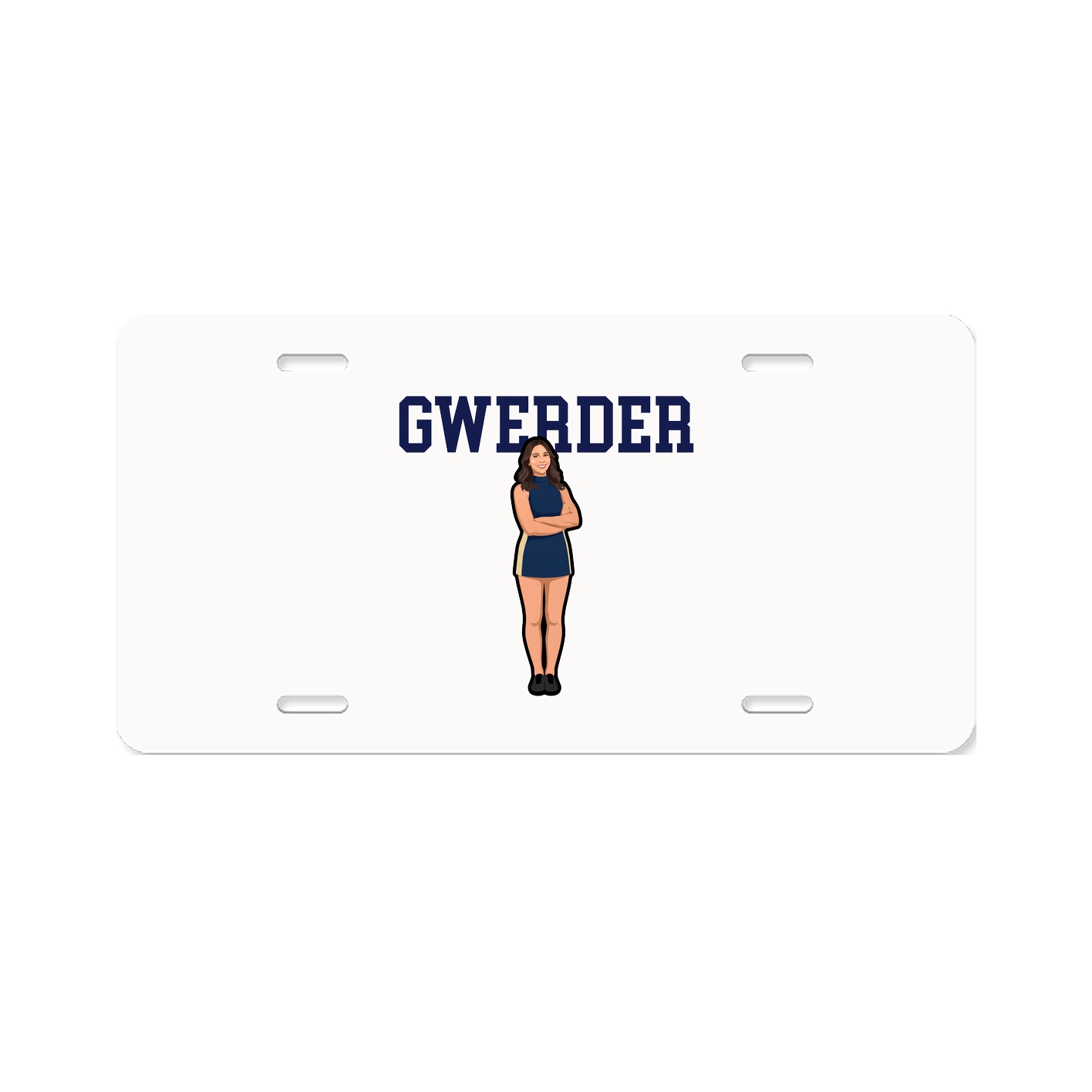 License Plate — Shirsey in Classic