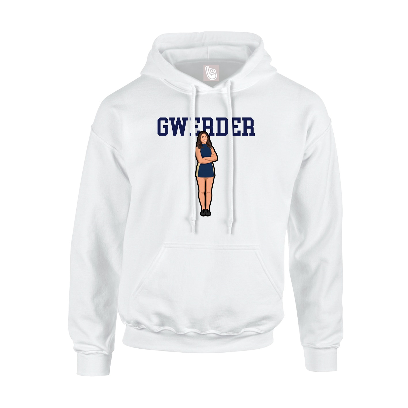 Youth Hoodie — Shirsey in White
