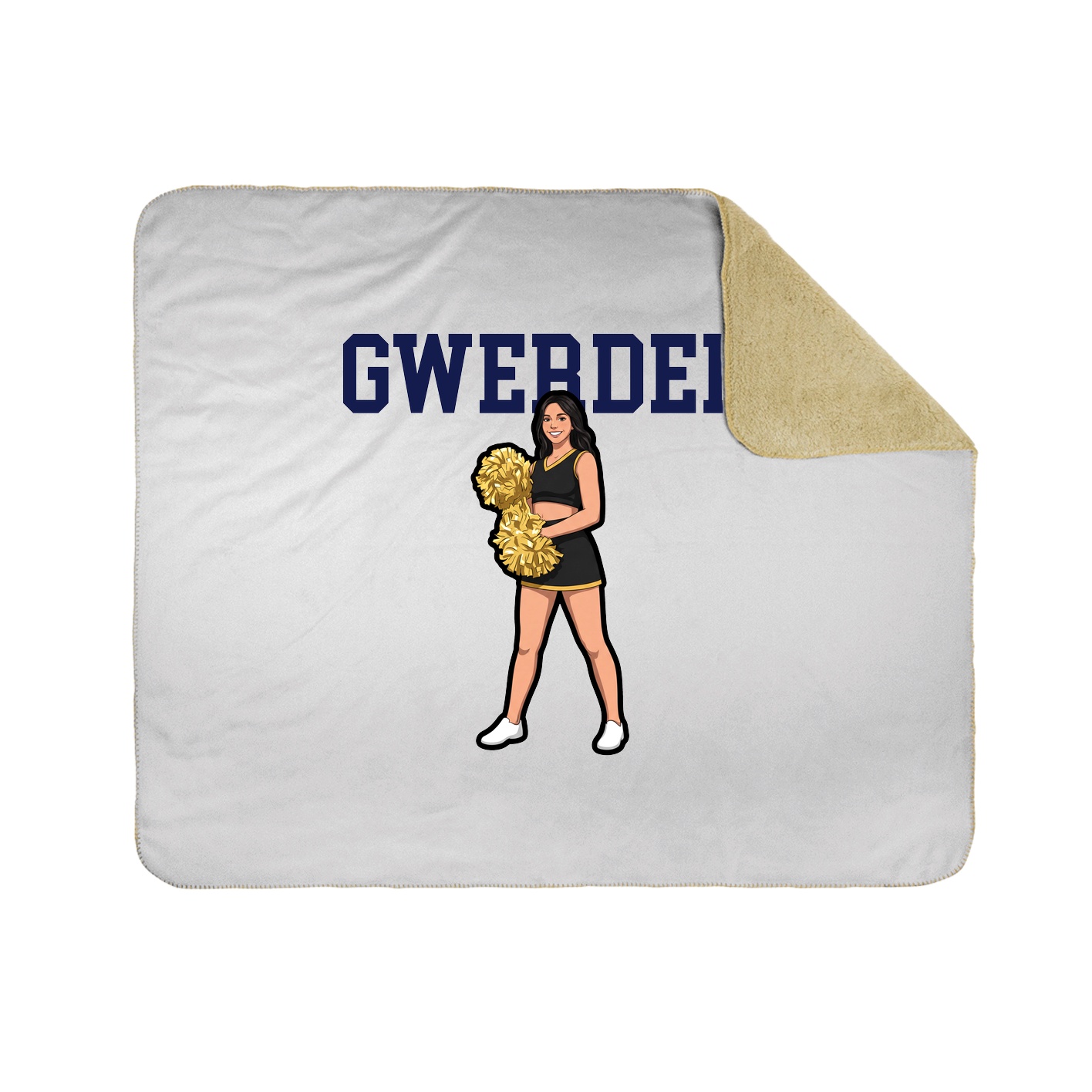 Throw Blanket — Shirsey in White