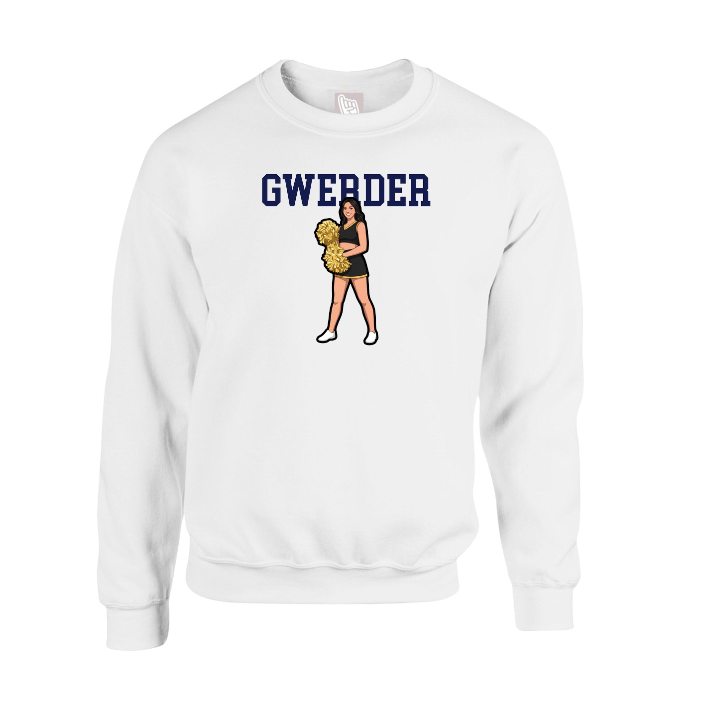 Fleece Crew — Shirsey in White