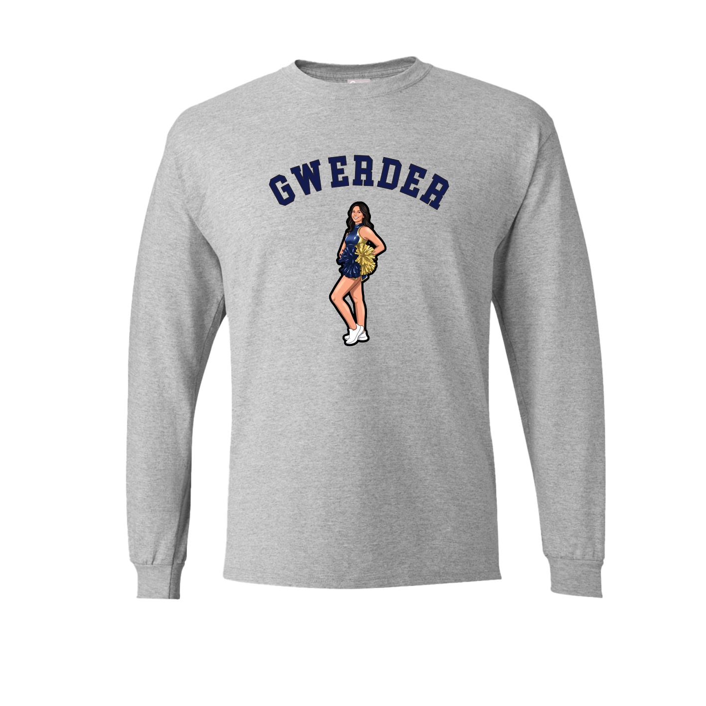 Long Sleeve Tee — Shirsey Arch in Grey
