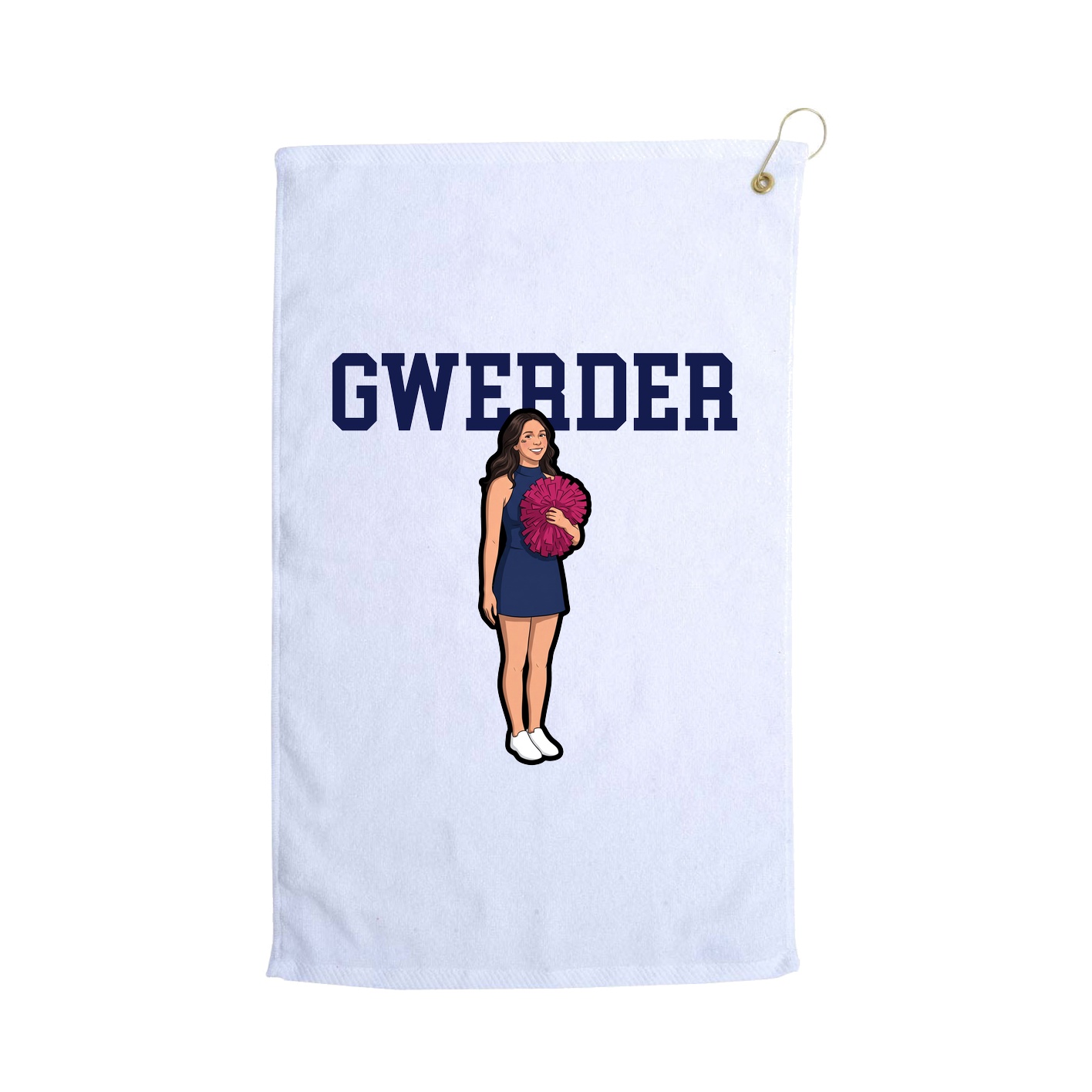Golf Towel — Shirsey in White
