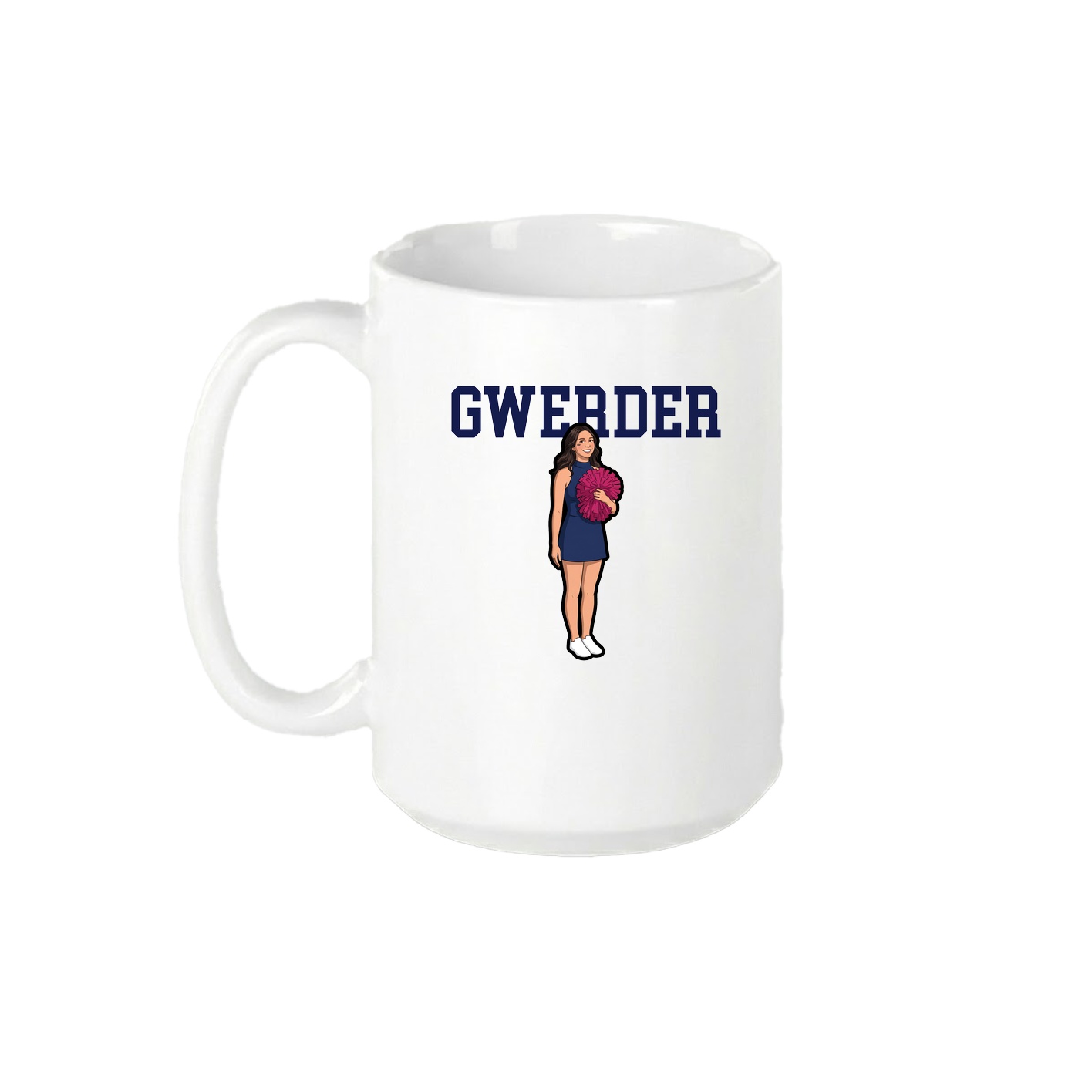 15oz Coffee Mug — Shirsey in White