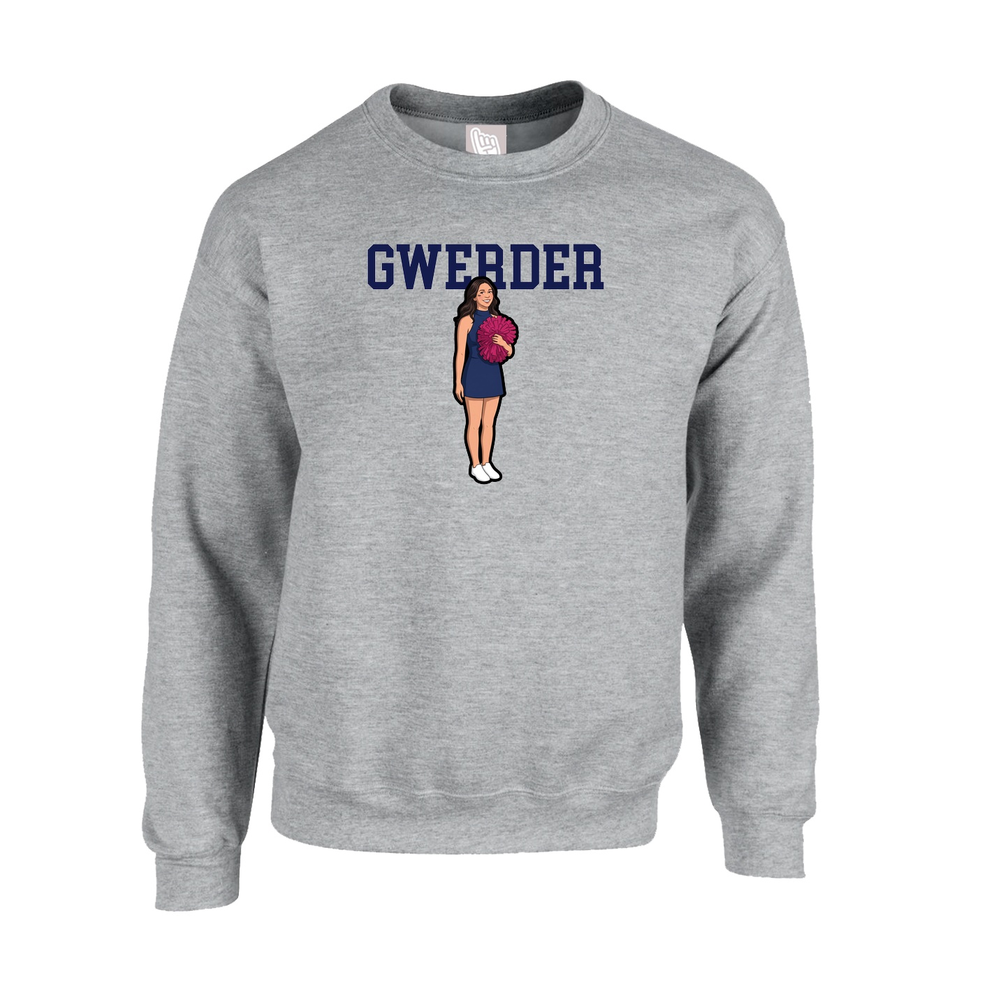 Fleece Crew — Shirsey in Grey