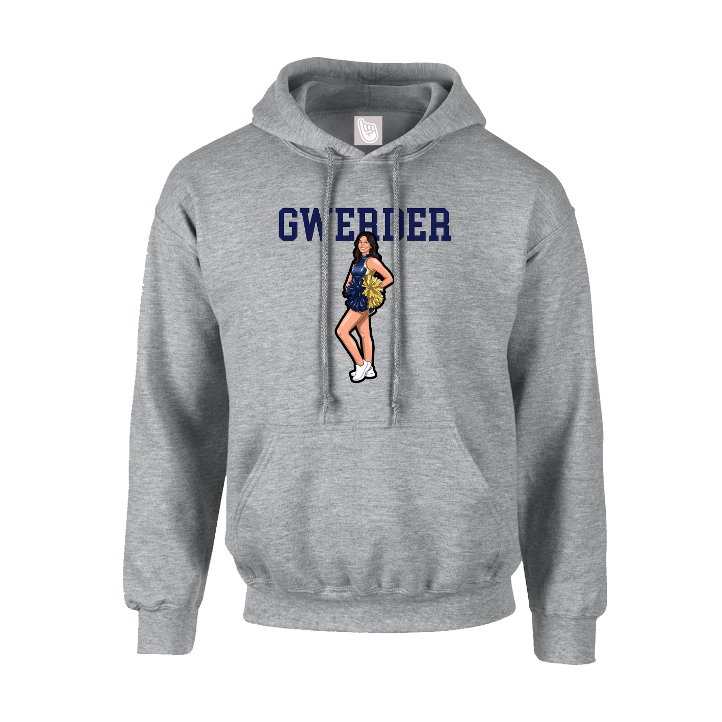 Hoodie — Shirsey in Grey