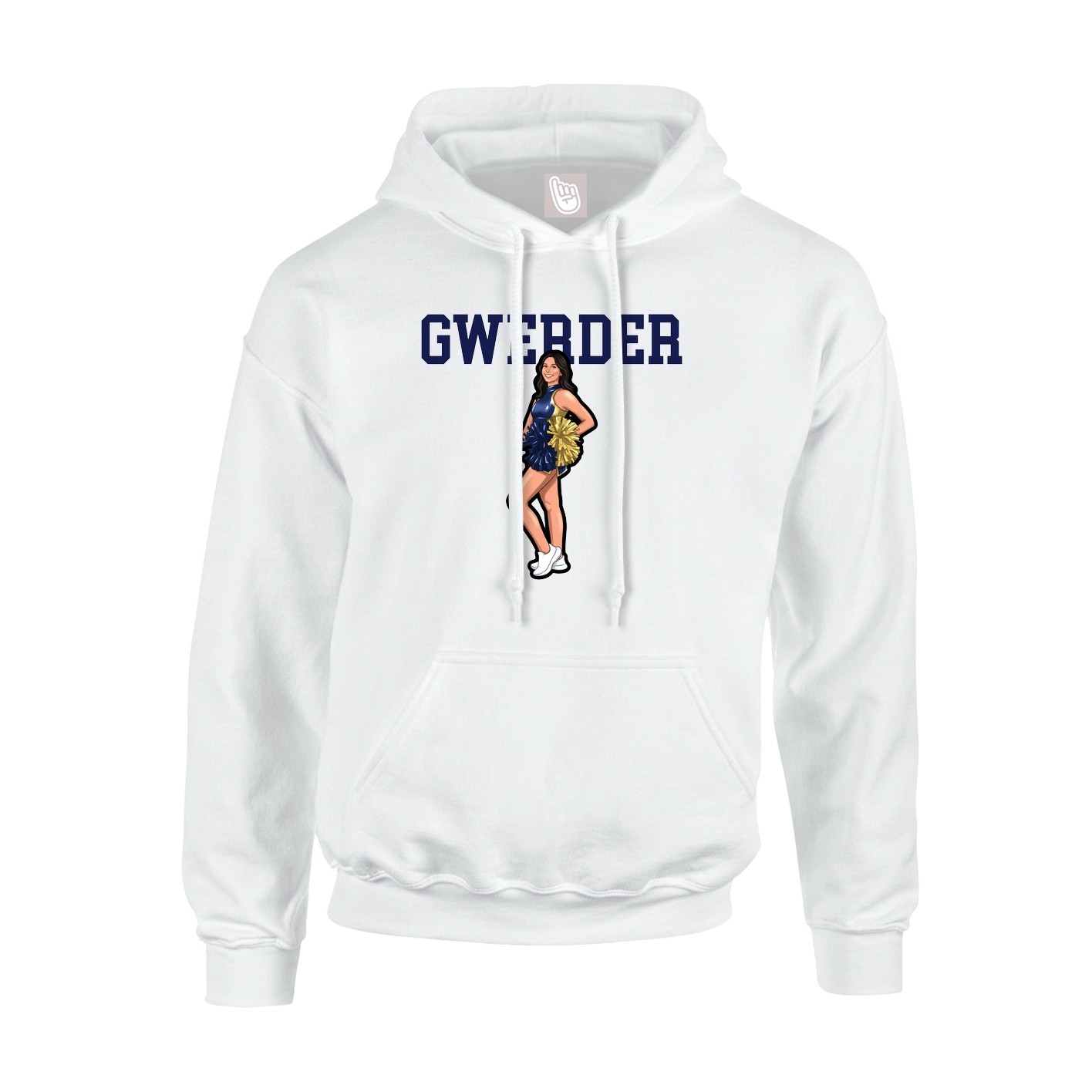 Youth Hoodie — Shirsey in White