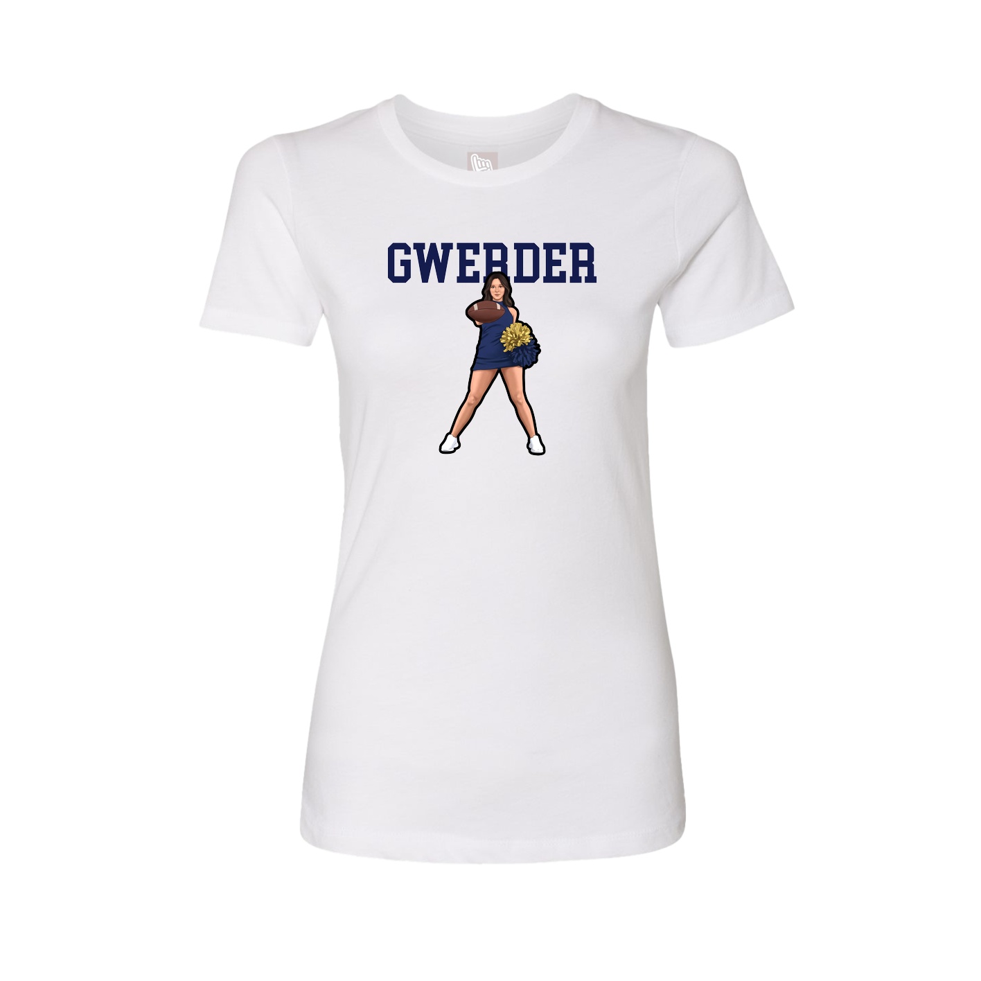 Fitted Women's Tee — Shirsey in White