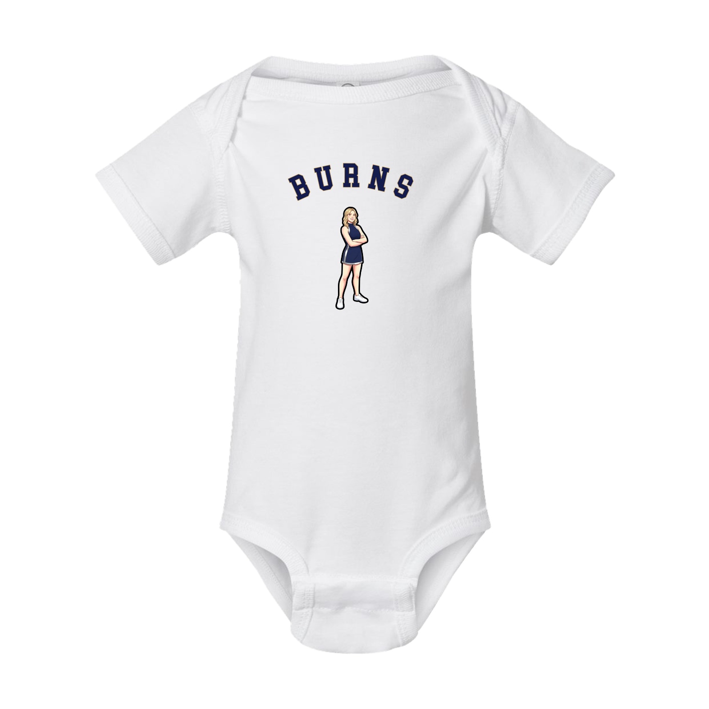 Baby Onesie — Shirsey Arch in White