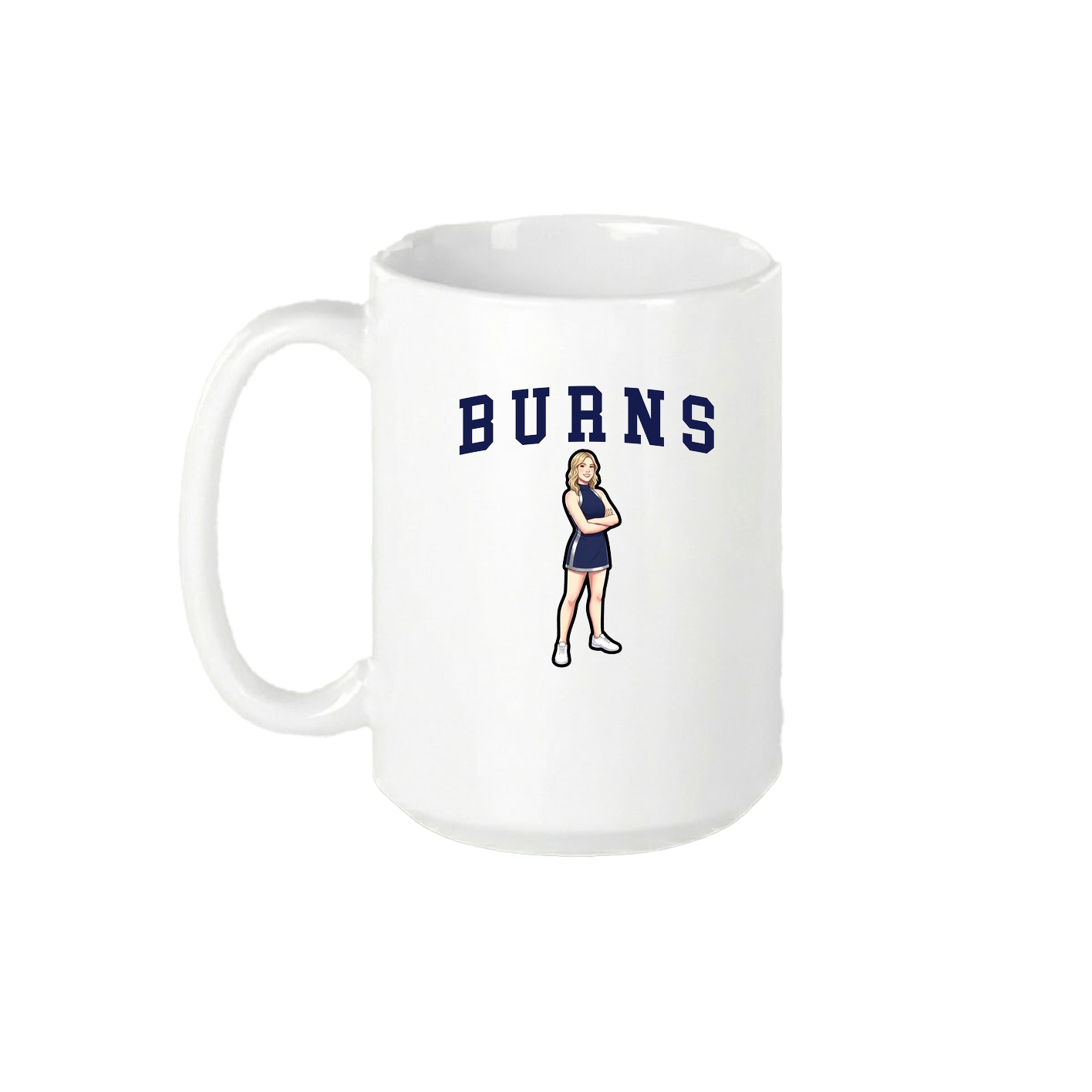 15oz Coffee Mug — Shirsey in White