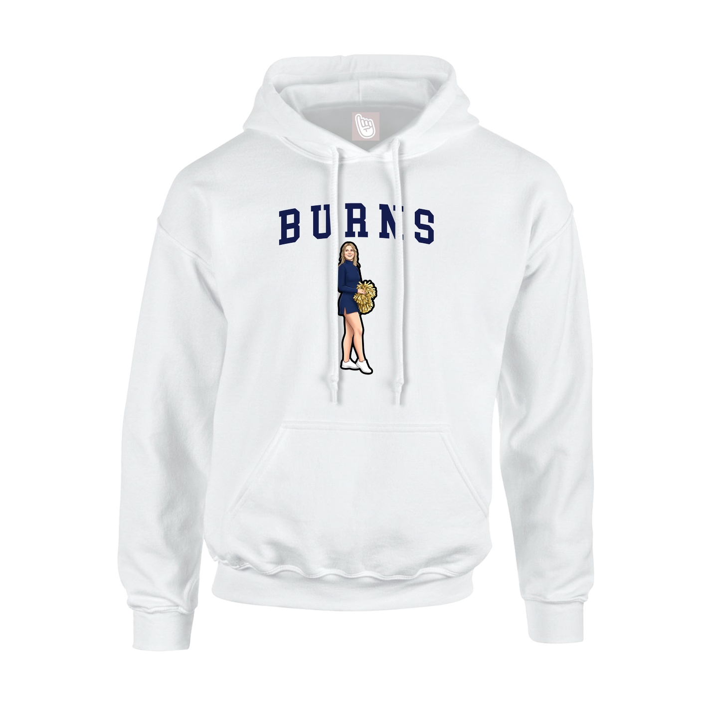 Hoodie — Shirsey in White