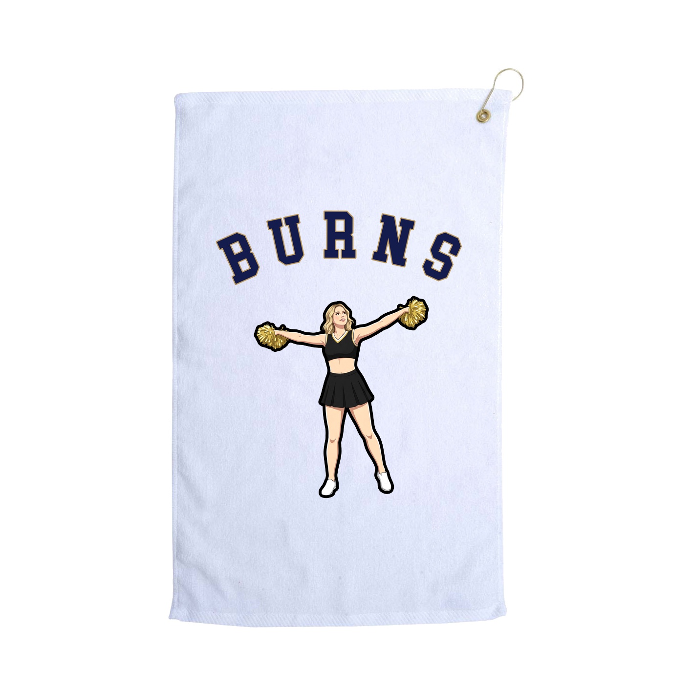 Golf Towel — Shirsey Arch in White