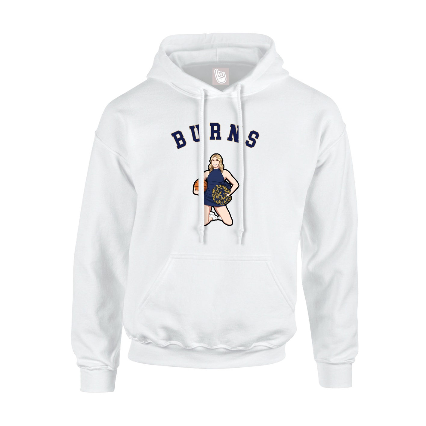 Youth Hoodie — Shirsey Arch in White