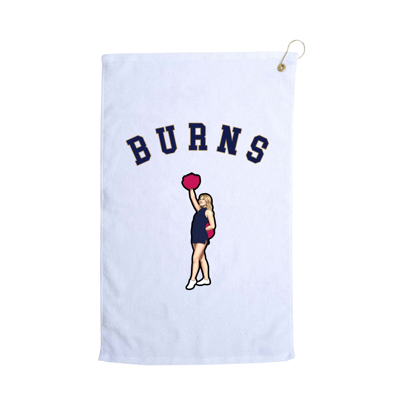 Golf Towel — Shirsey Arch in White
