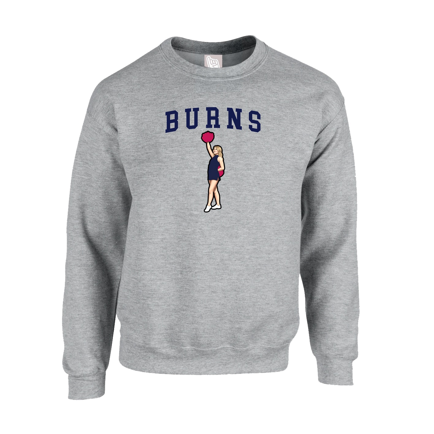 Fleece Crew — Shirsey in Grey