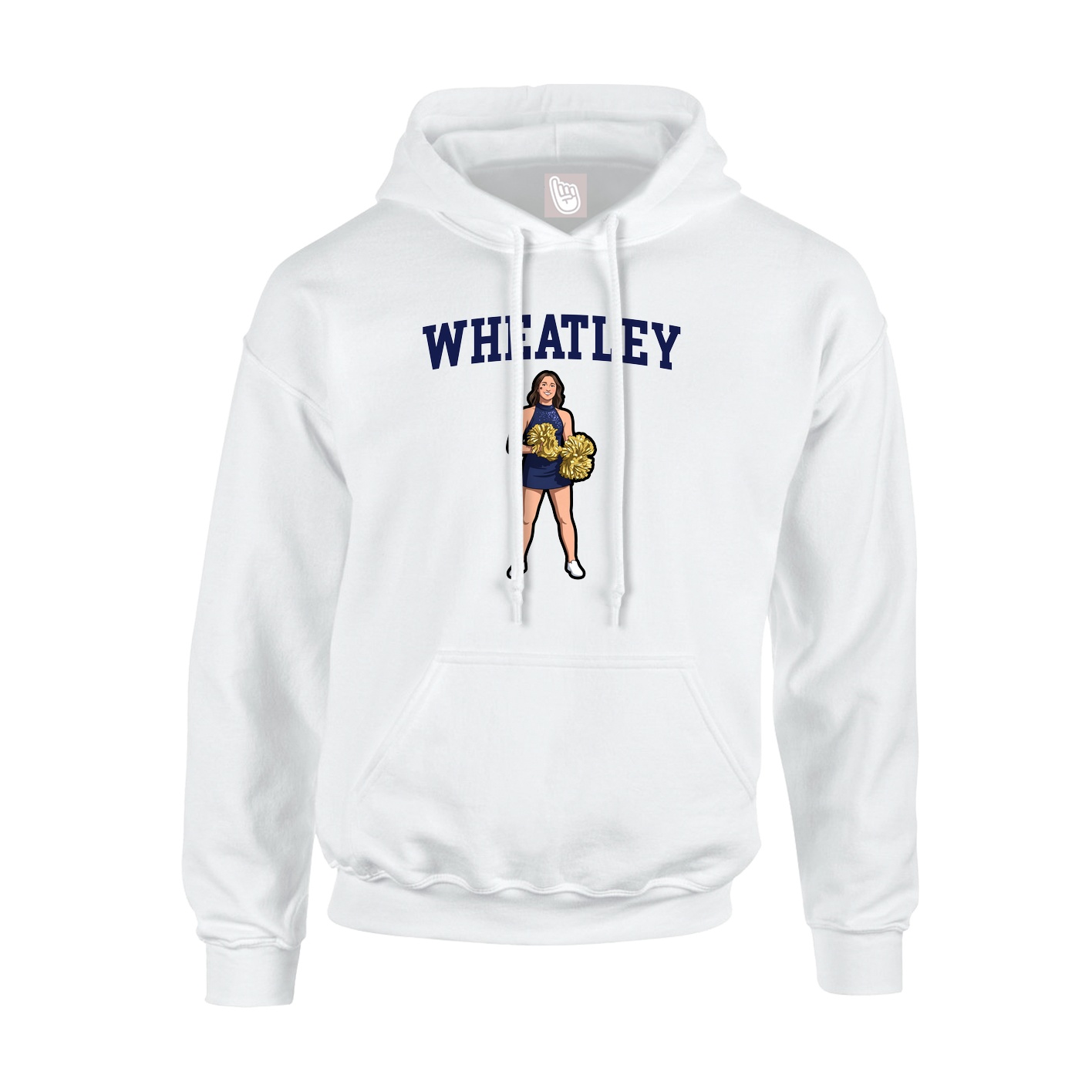 Hoodie — Shirsey in White