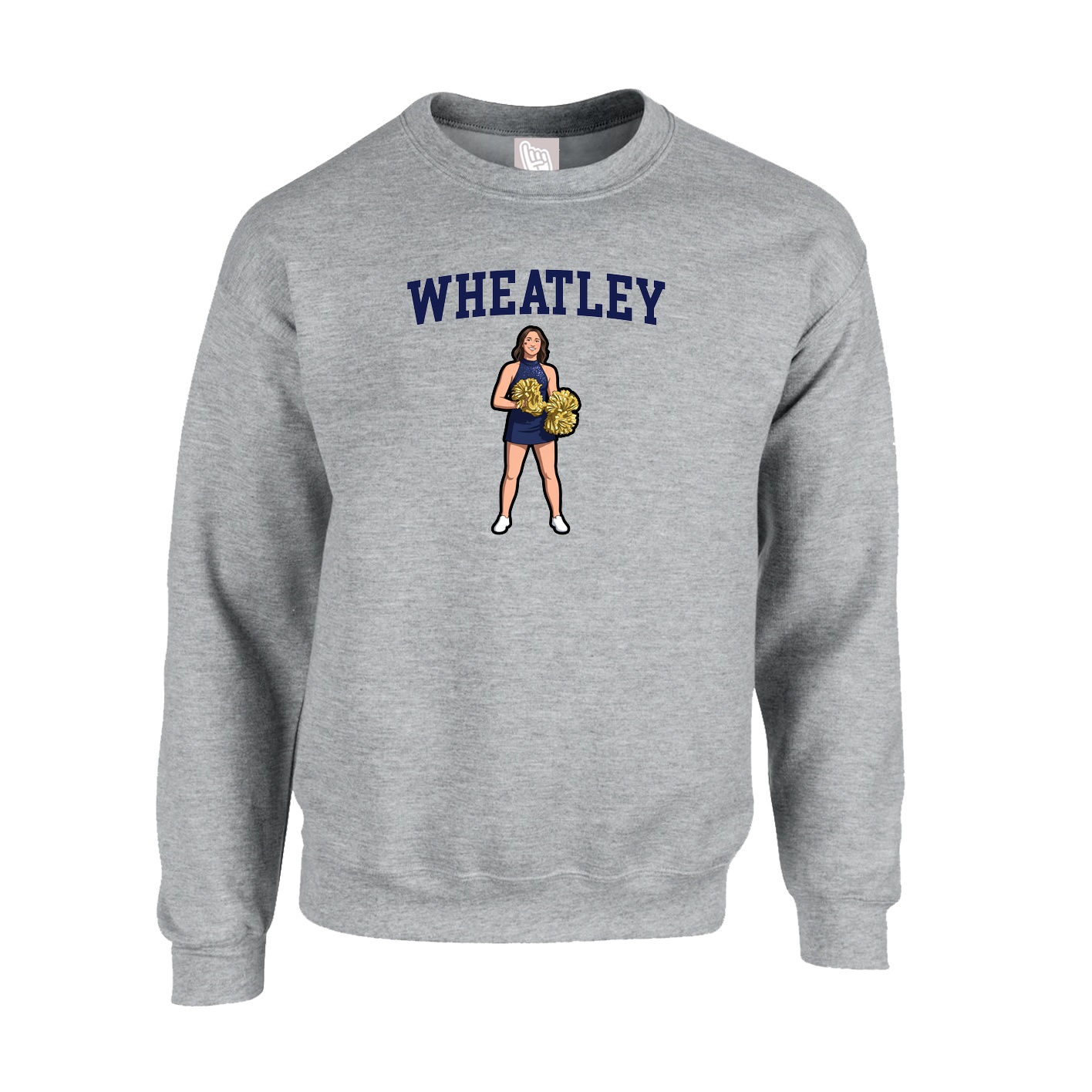 Fleece Crew — Shirsey in Grey