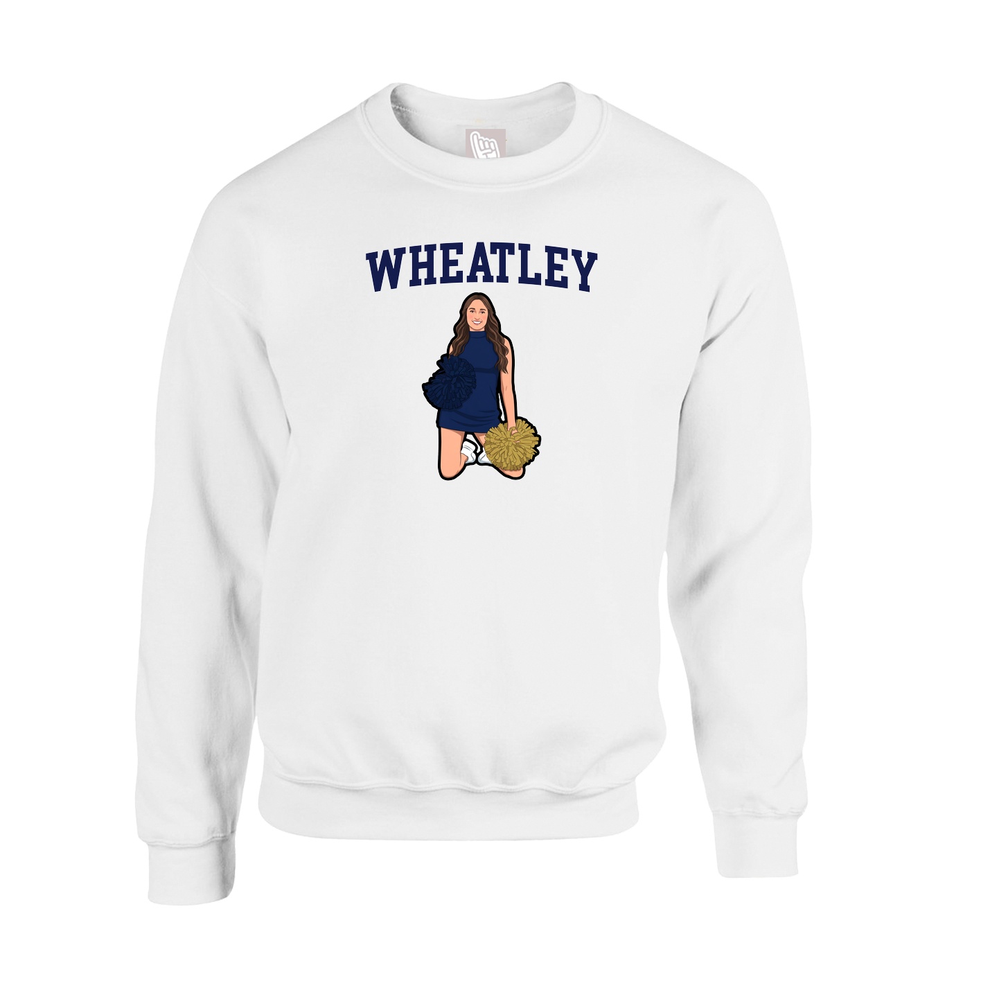 Fleece Crew — Shirsey in White