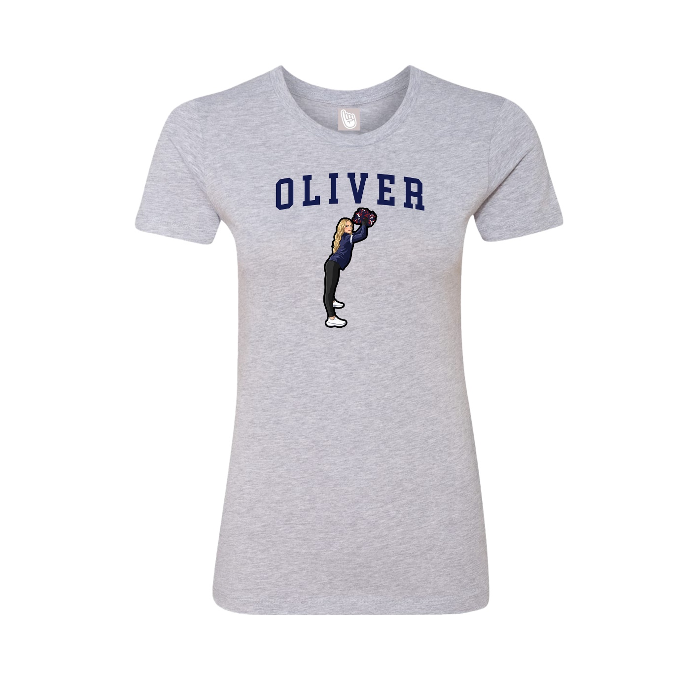 Fitted Women's Tee — Shirsey in Grey