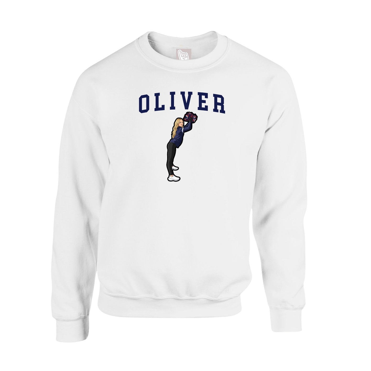Fleece Crew — Shirsey in White