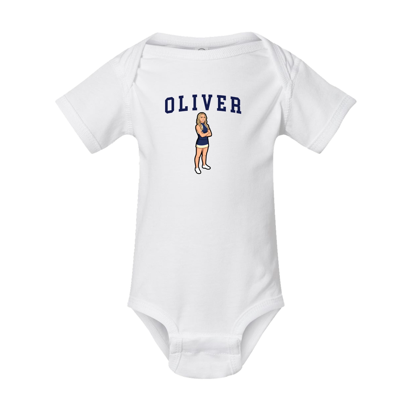 Baby Onesie — Shirsey in White
