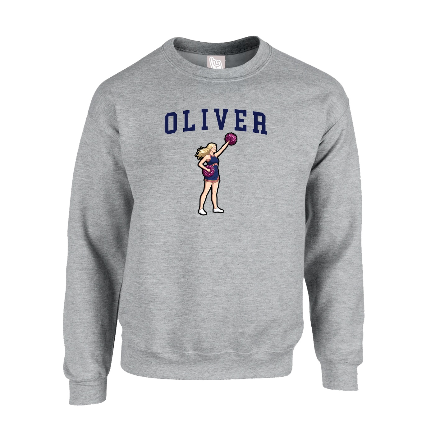 Fleece Crew — Shirsey in Grey