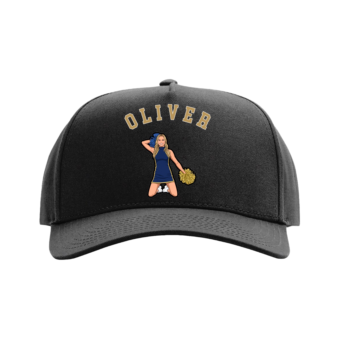 Full Fabric Five-Panel Champ Cap