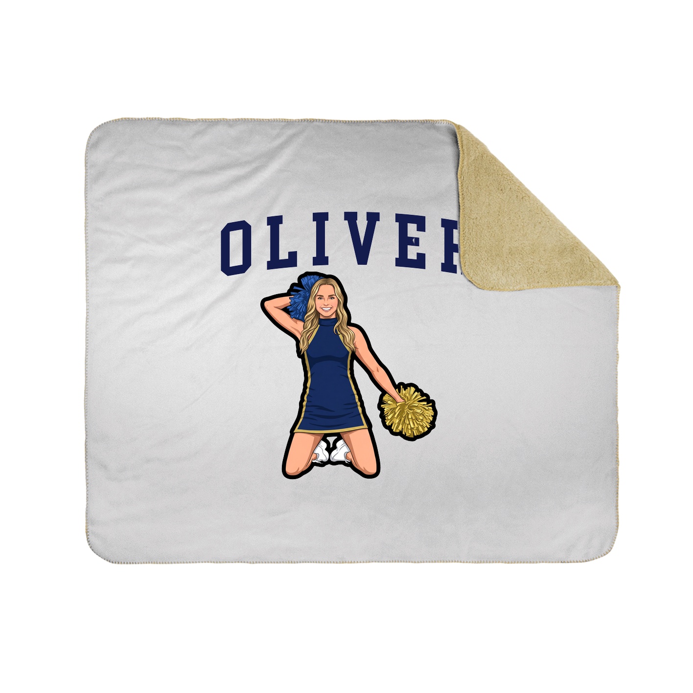 Throw Blanket — Shirsey in White