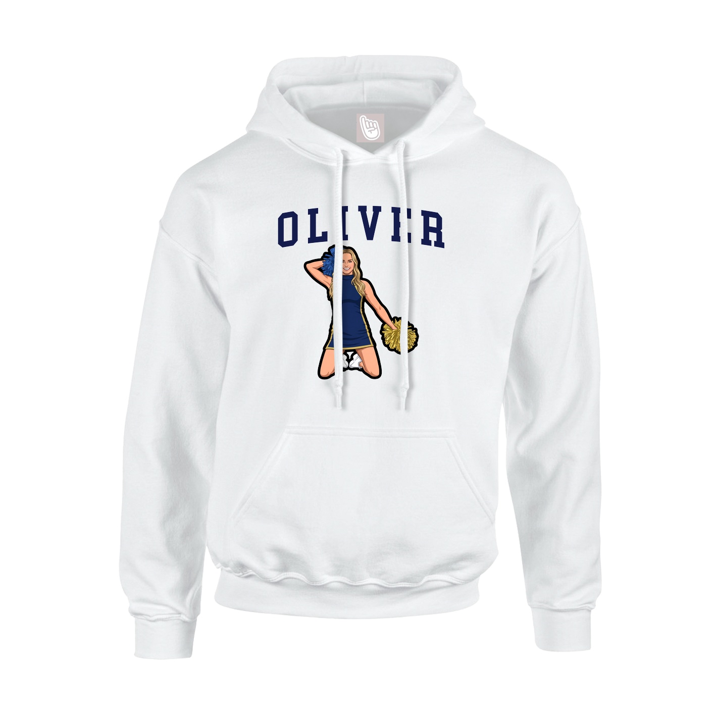 Hoodie — Shirsey in White