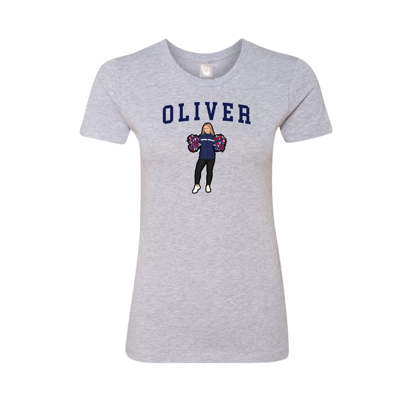 Fitted Women's Tee — Shirsey in Grey