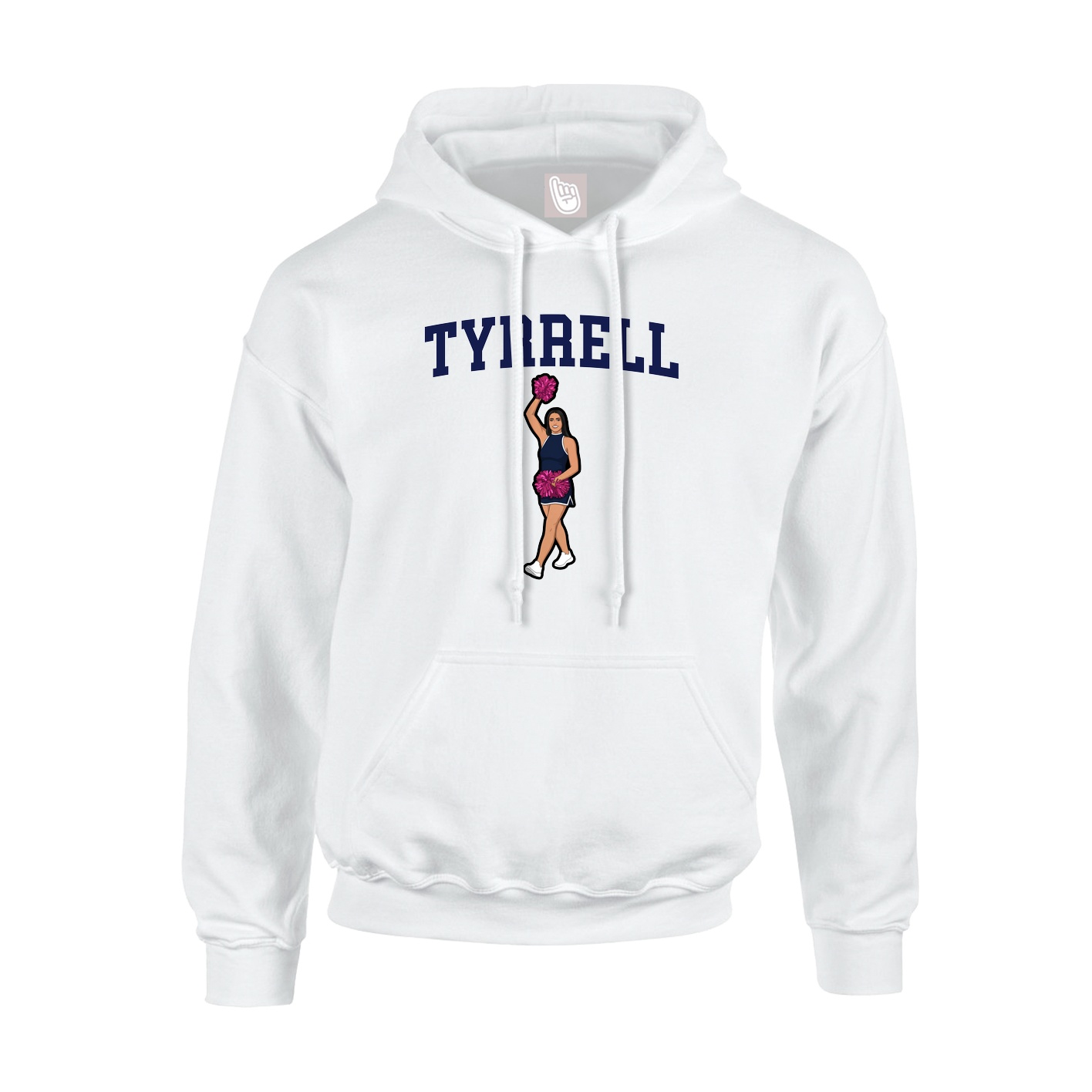 Hoodie — Shirsey in White