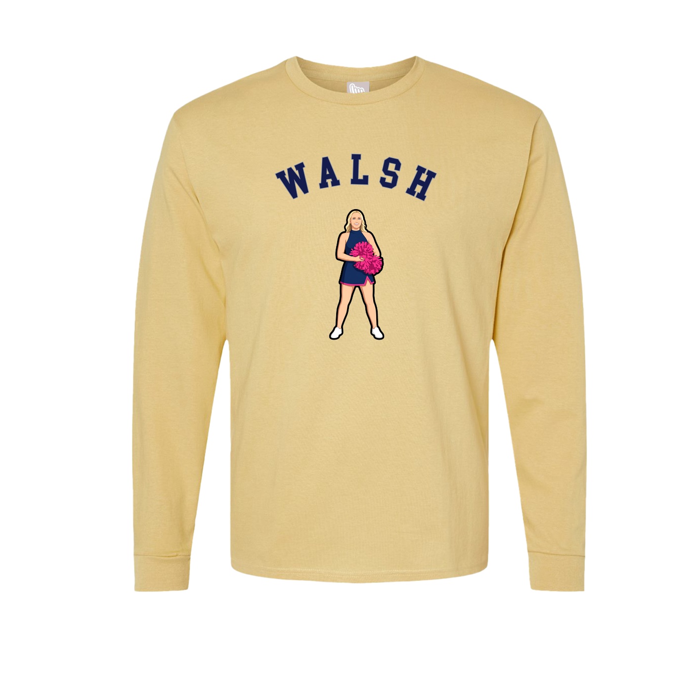 Long Sleeve Tee — Shirsey Arch in Vegas Gold