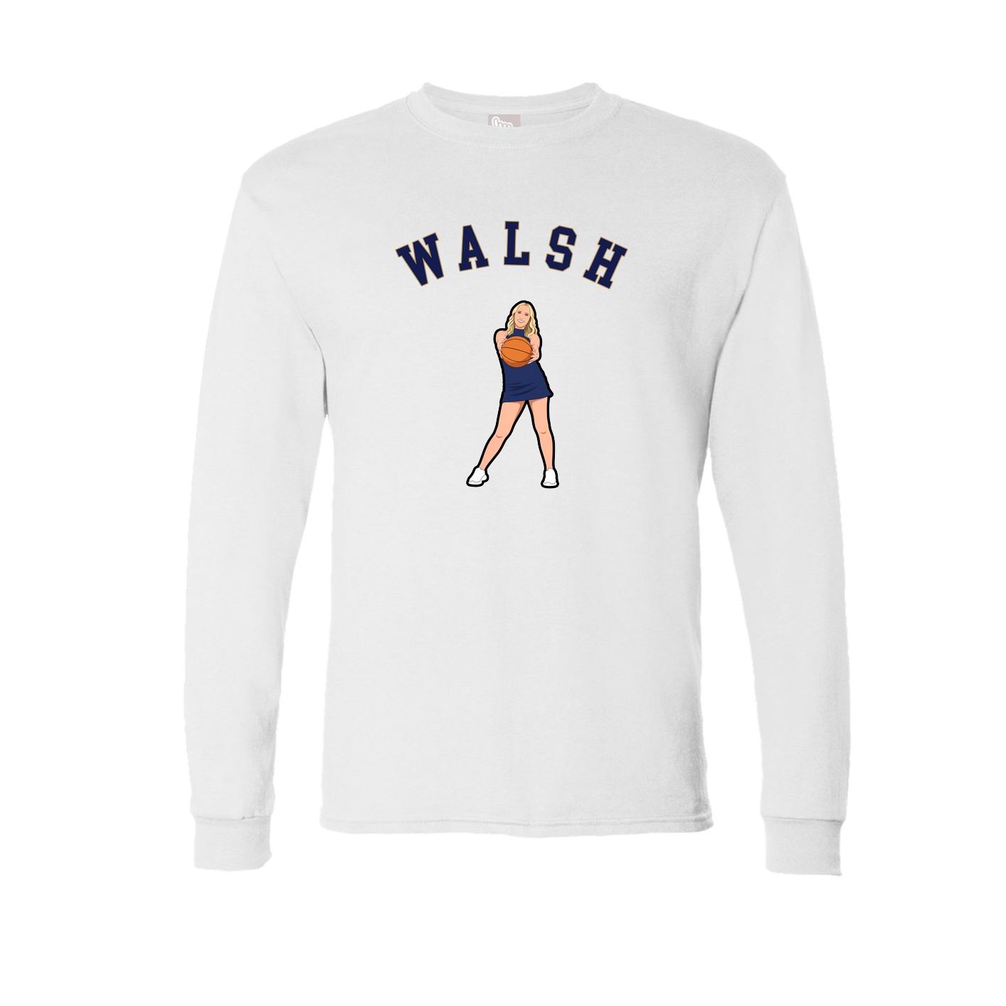 Long Sleeve Tee — Shirsey Arch in White