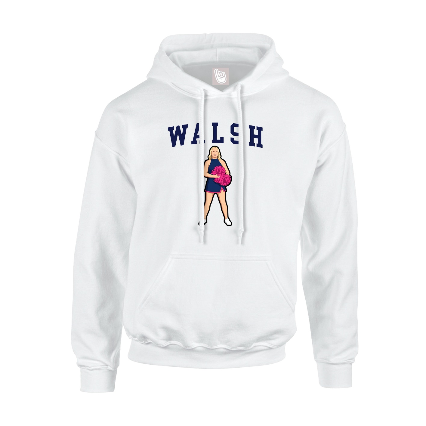Hoodie — Shirsey in White