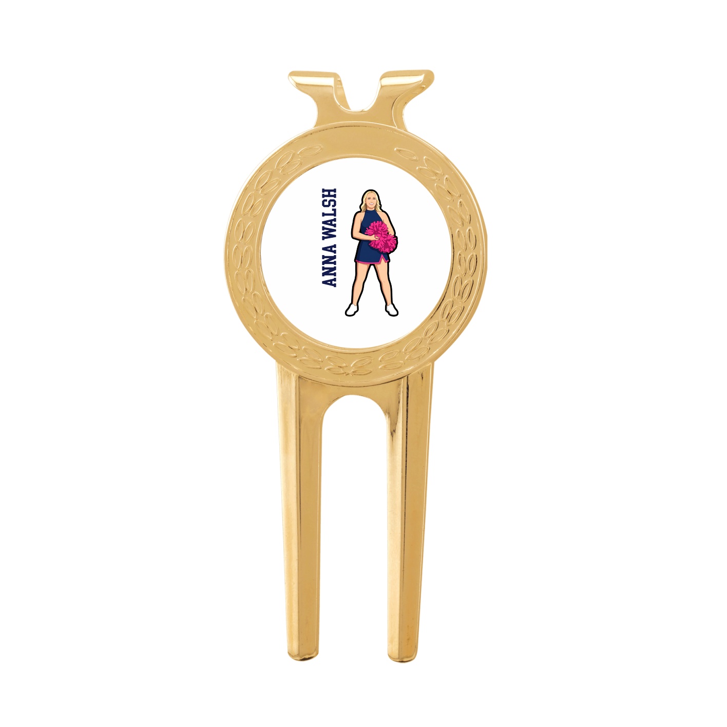 Divot Tool with Ball Marker — Name Vertical in Classic