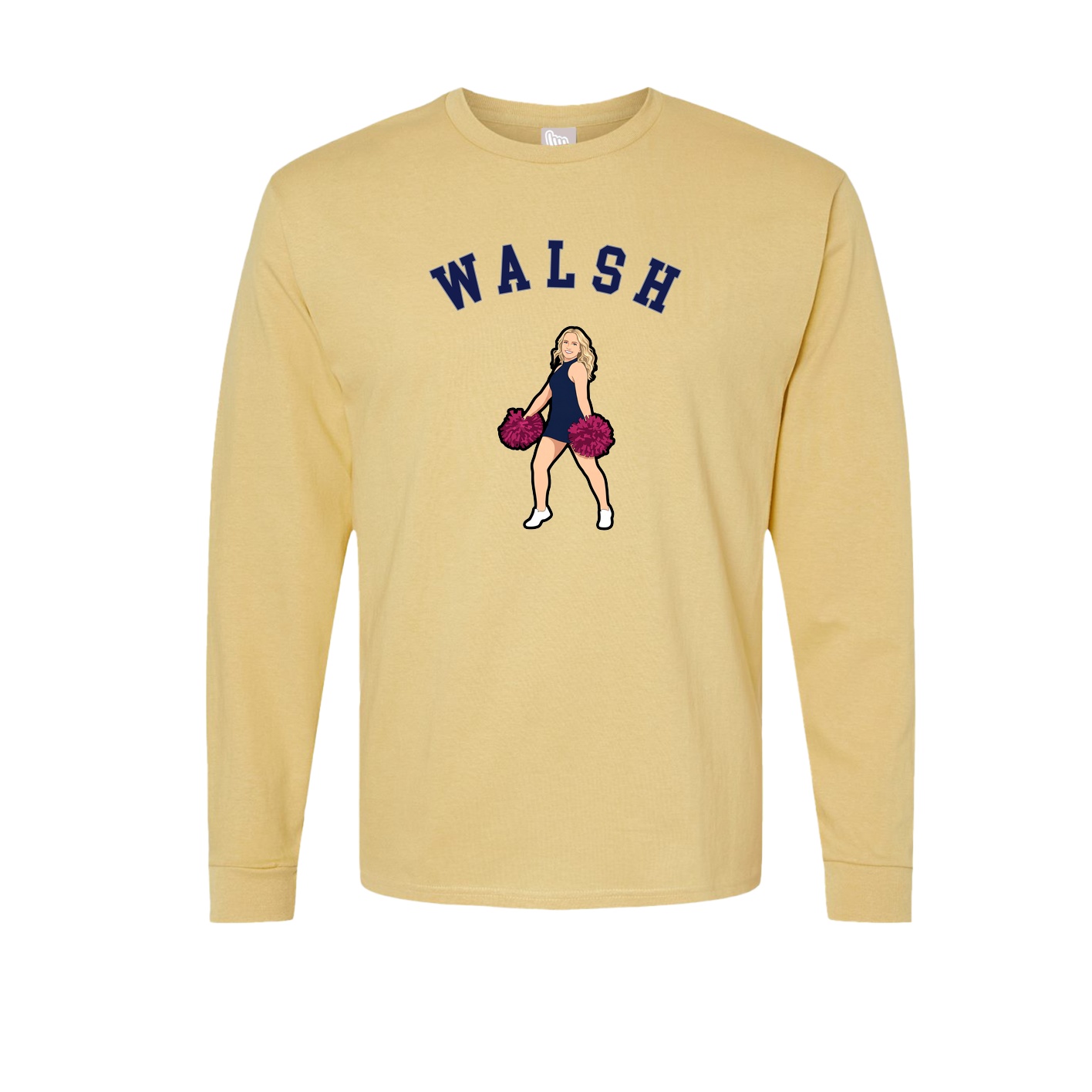 Long Sleeve Tee — Shirsey Arch in Vegas Gold