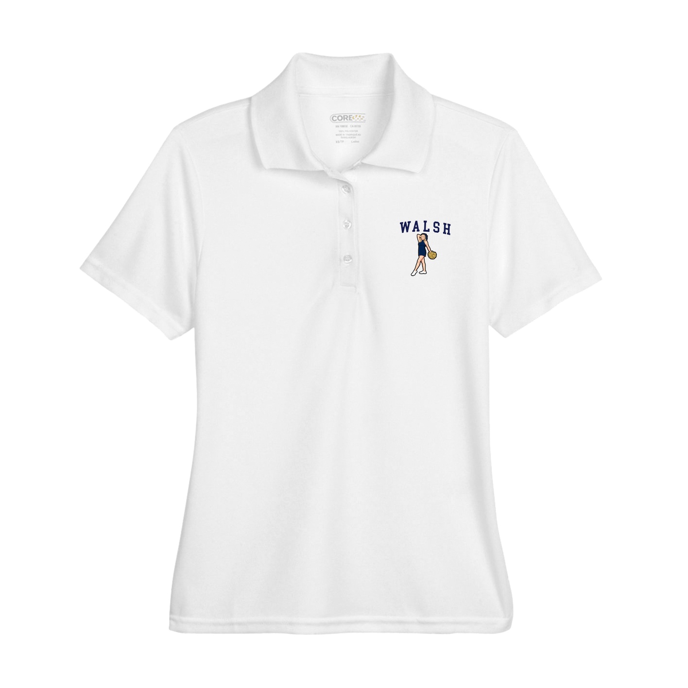 Womens Performance Polo — Shirsey in White