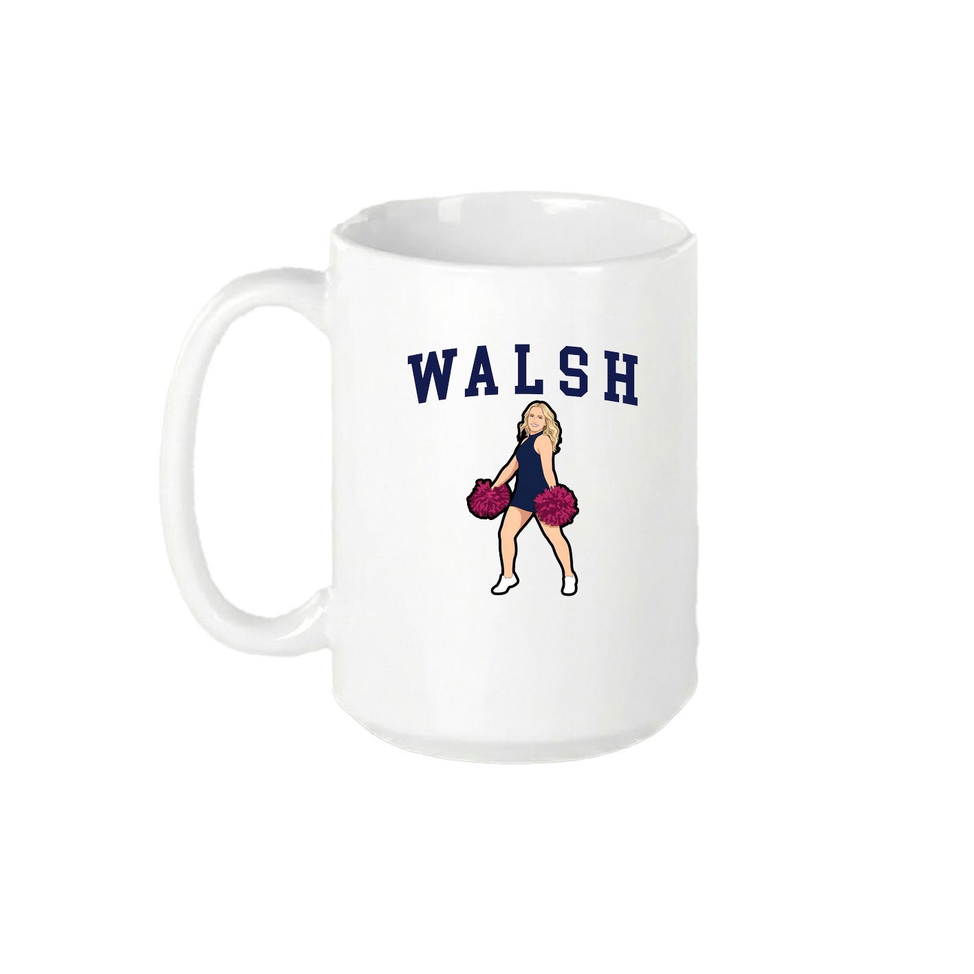 15oz Coffee Mug — Shirsey in White