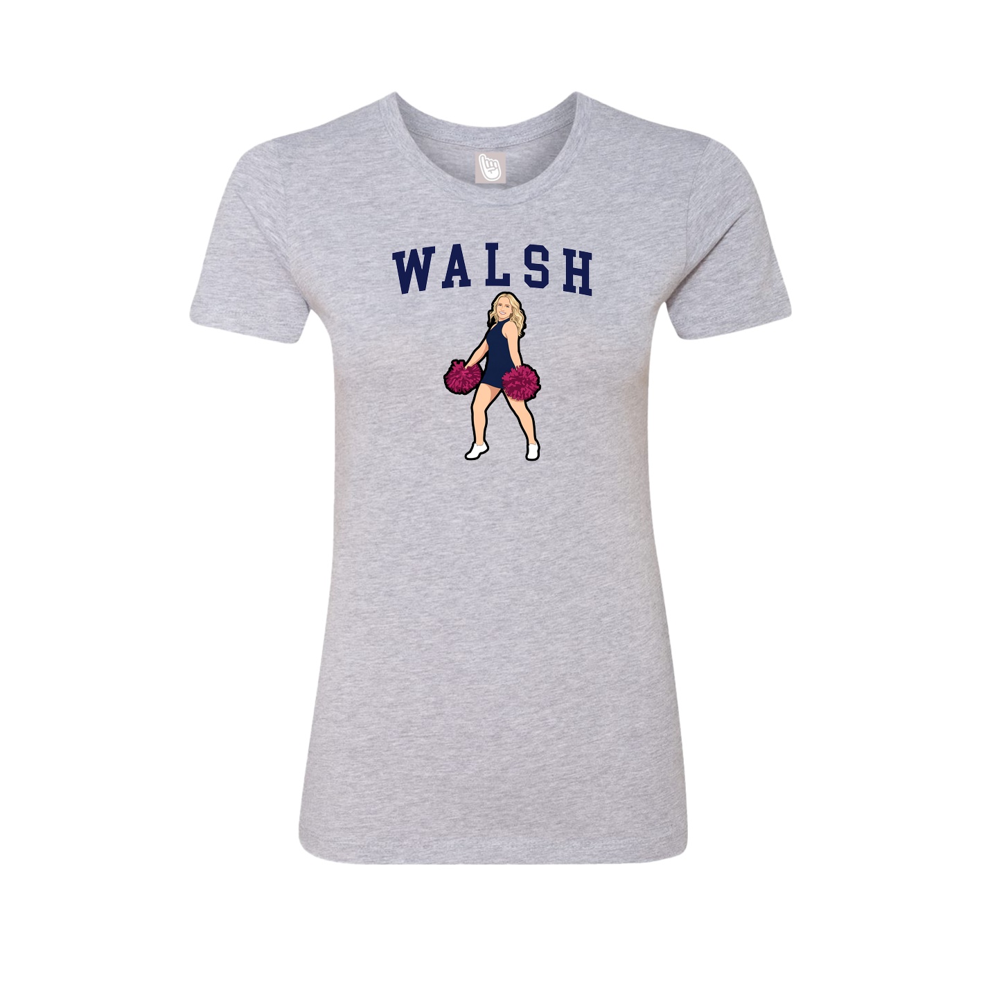 Fitted Women's Tee — Shirsey in Grey