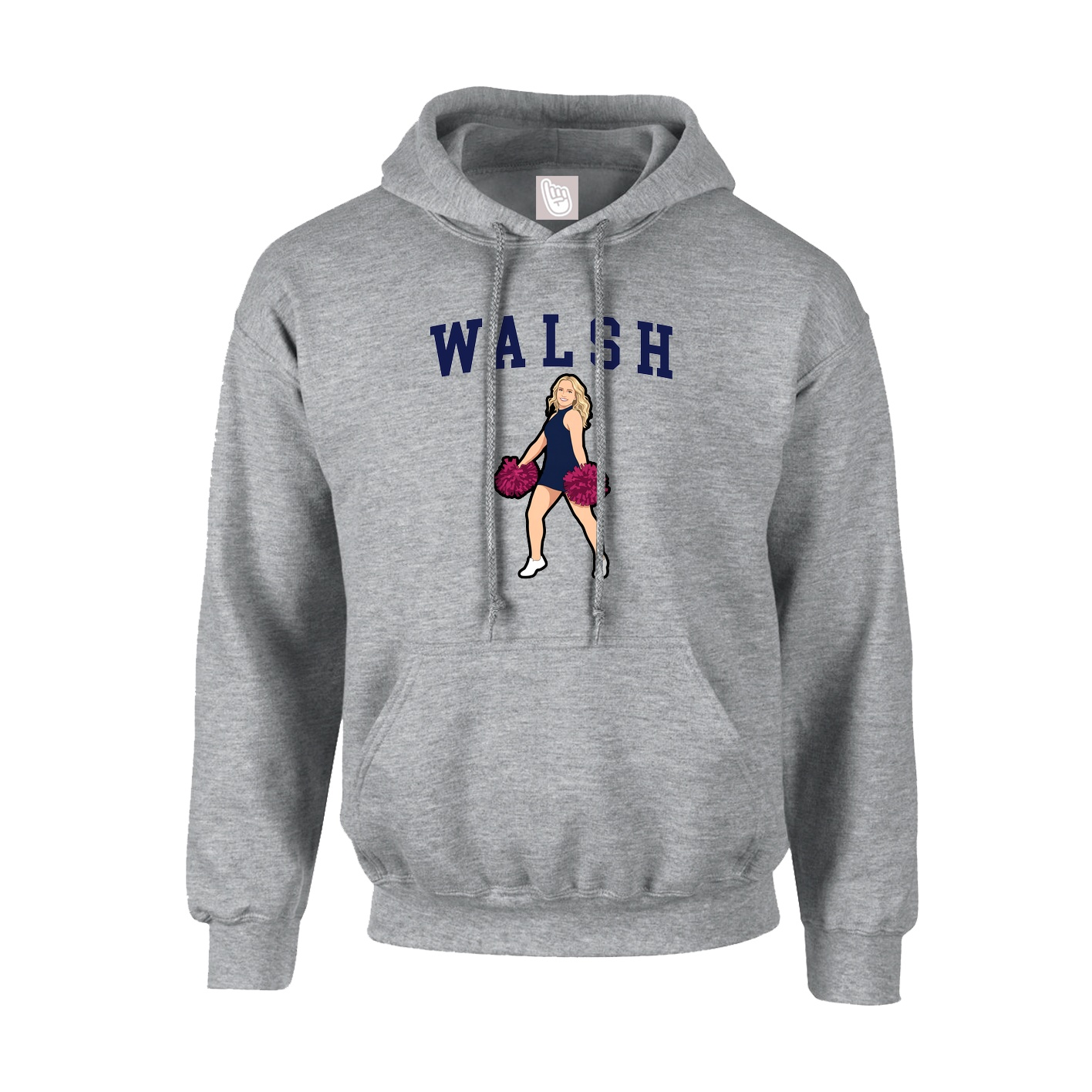 Hoodie — Shirsey in Grey