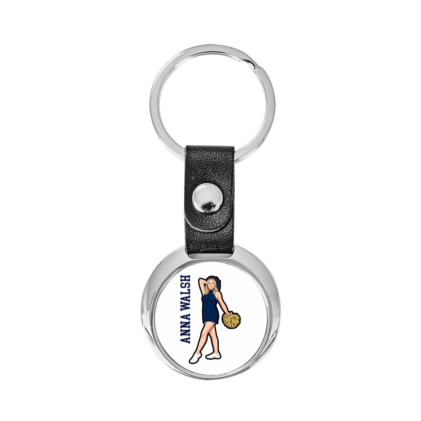 Key Chain — Name Vertical in Classic