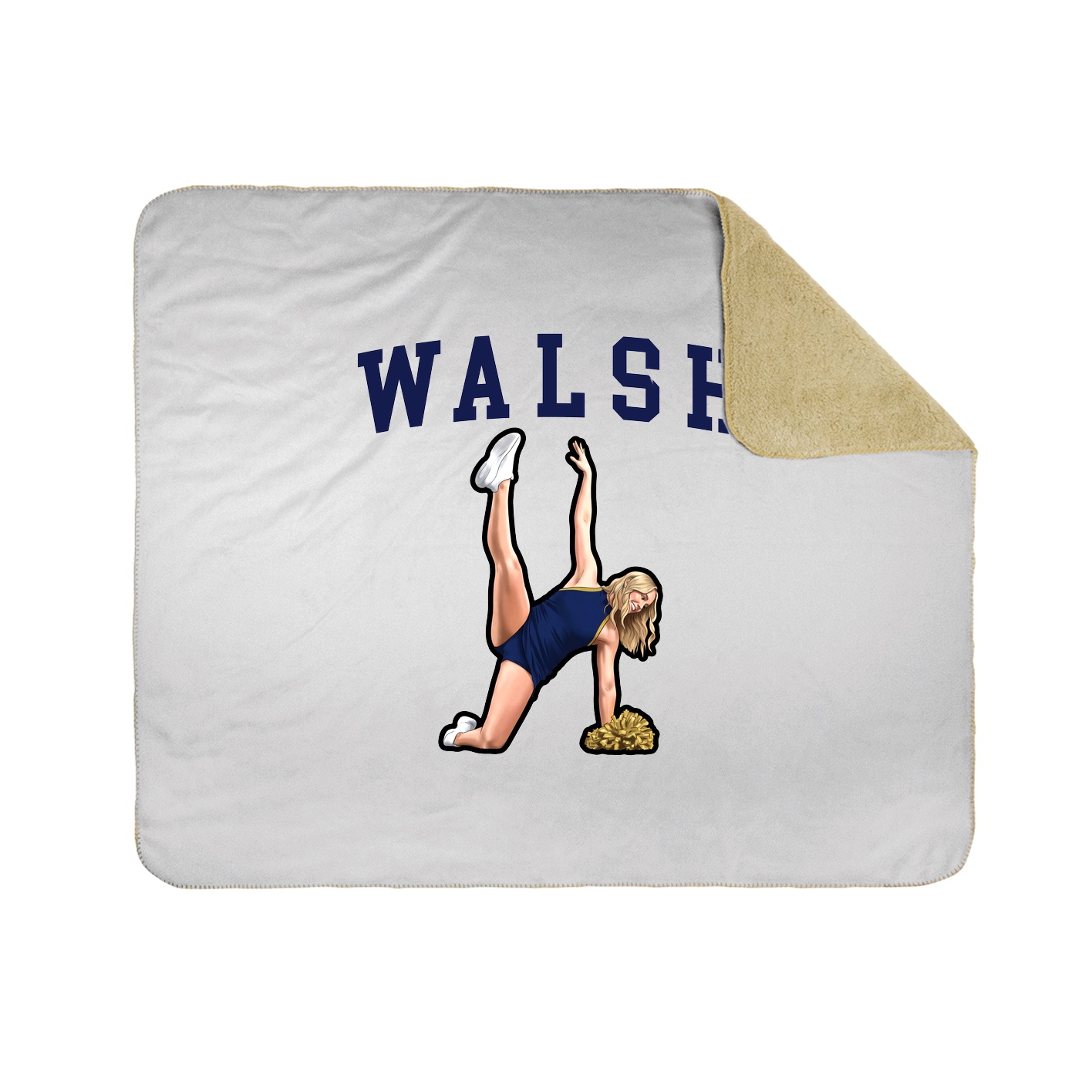 Throw Blanket — Shirsey in White