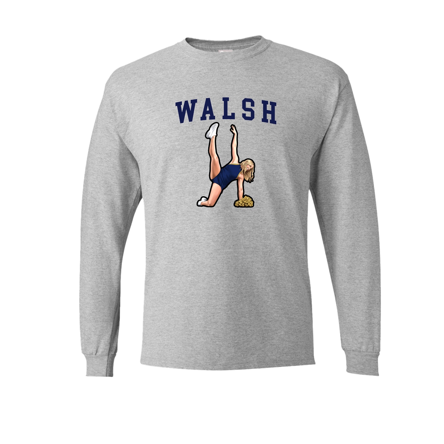 Long Sleeve Tee — Shirsey in Grey