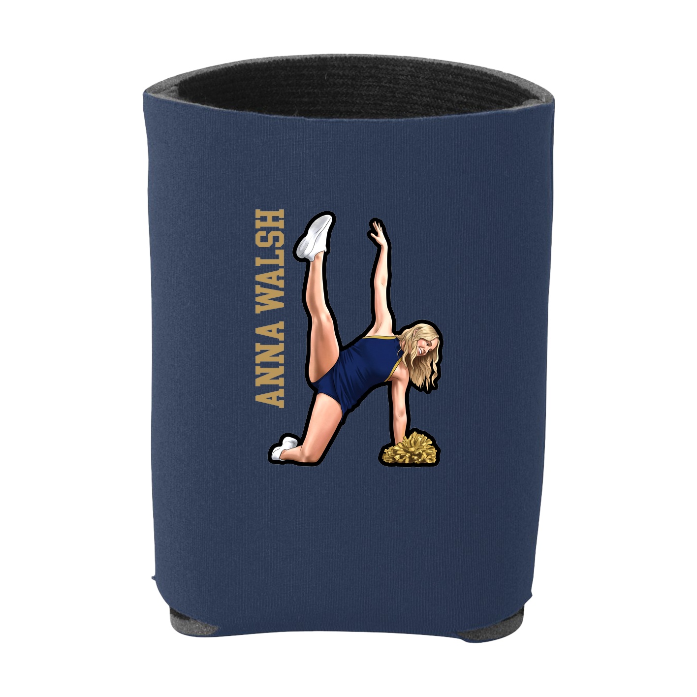 Can Holder — Name Vertical in Navy