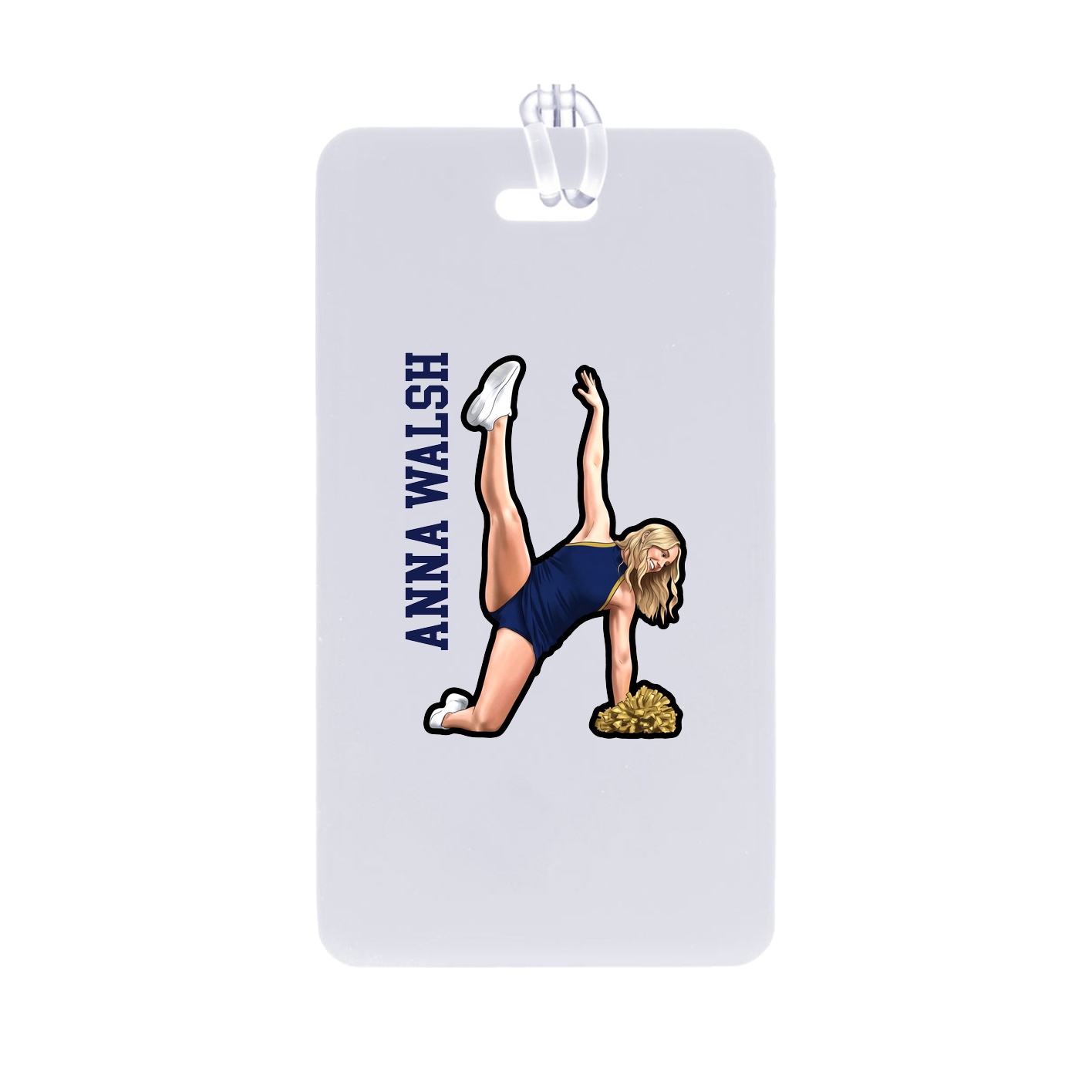 Bag Tag — Name Vertical in Classic