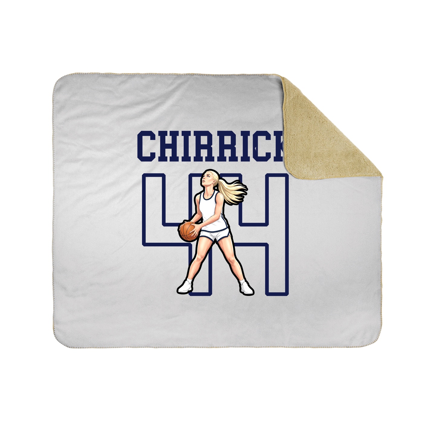 Throw Blanket — Shirsey in White