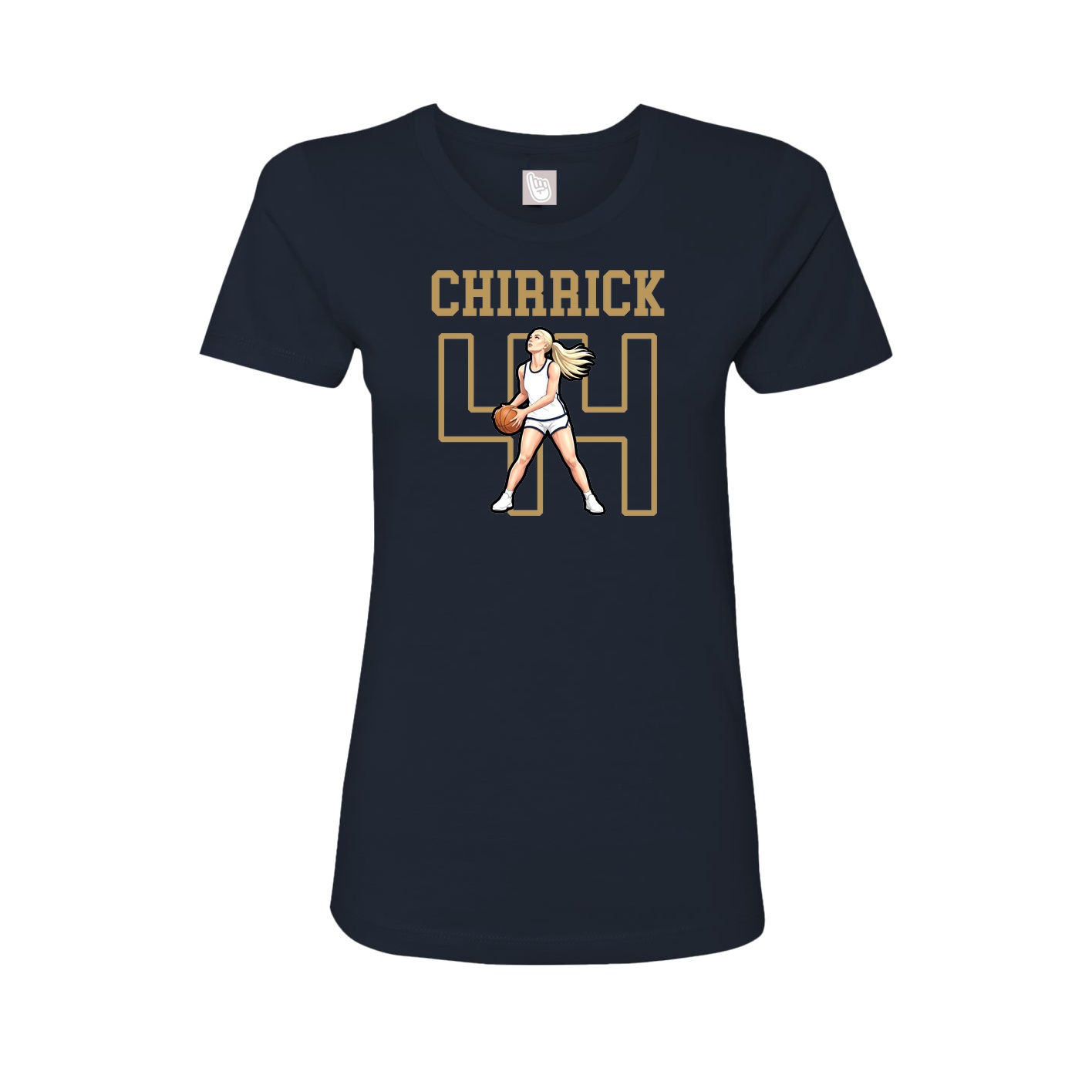 Fitted Women's Tee — Shirsey in Navy