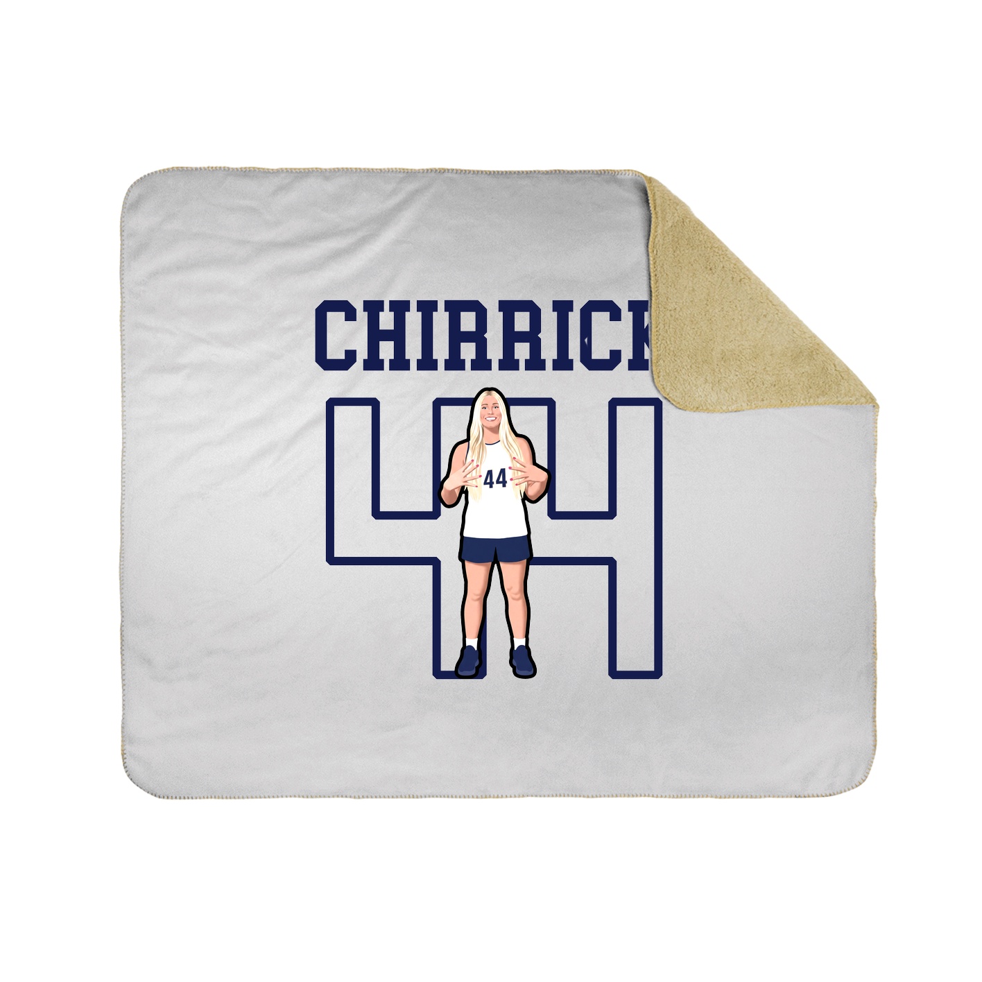 Throw Blanket — Shirsey in White